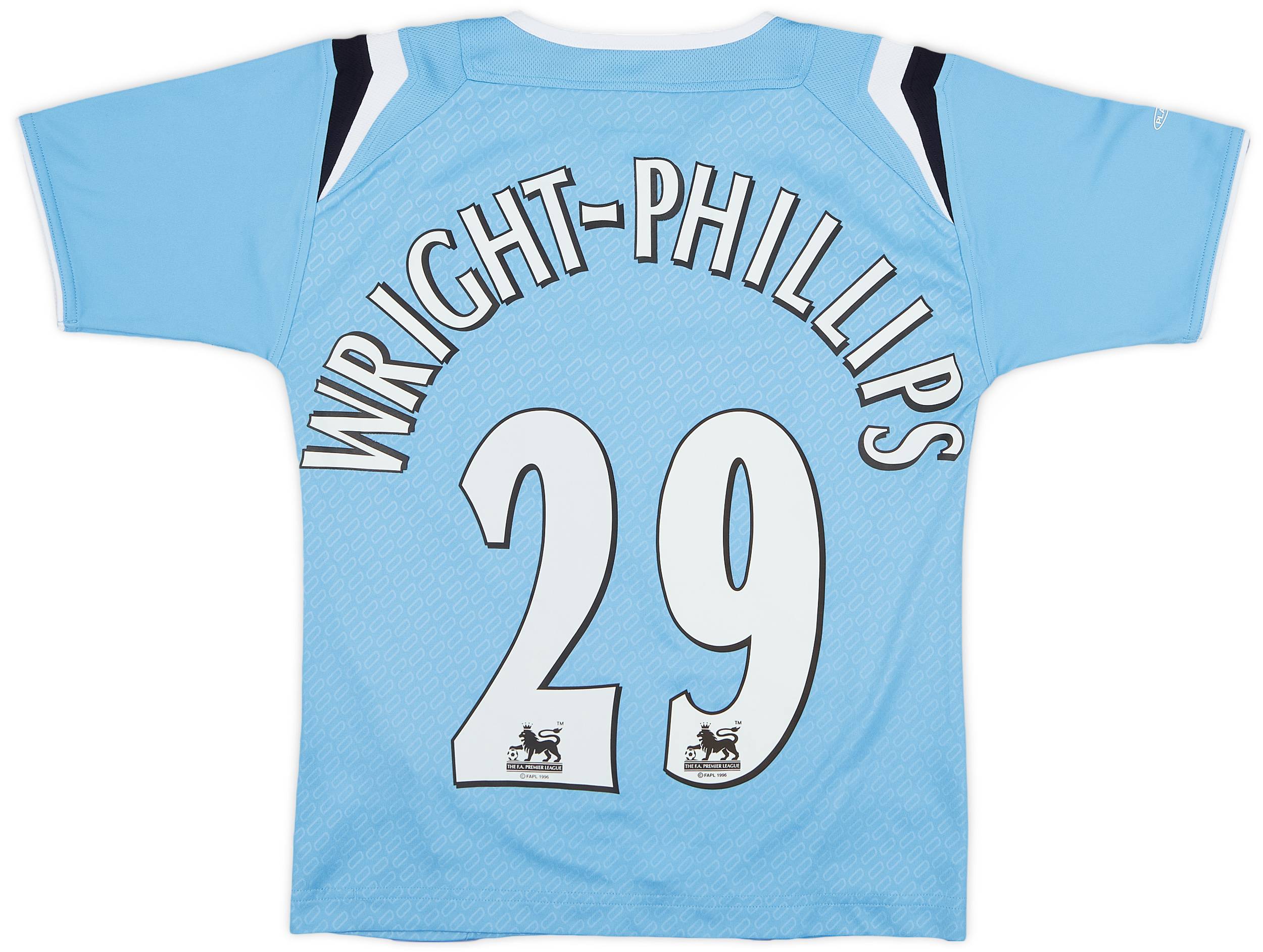 2004-05 Manchester City Home Shirt Wright-Phillips #29 - 8/10 - (M.Boys)
