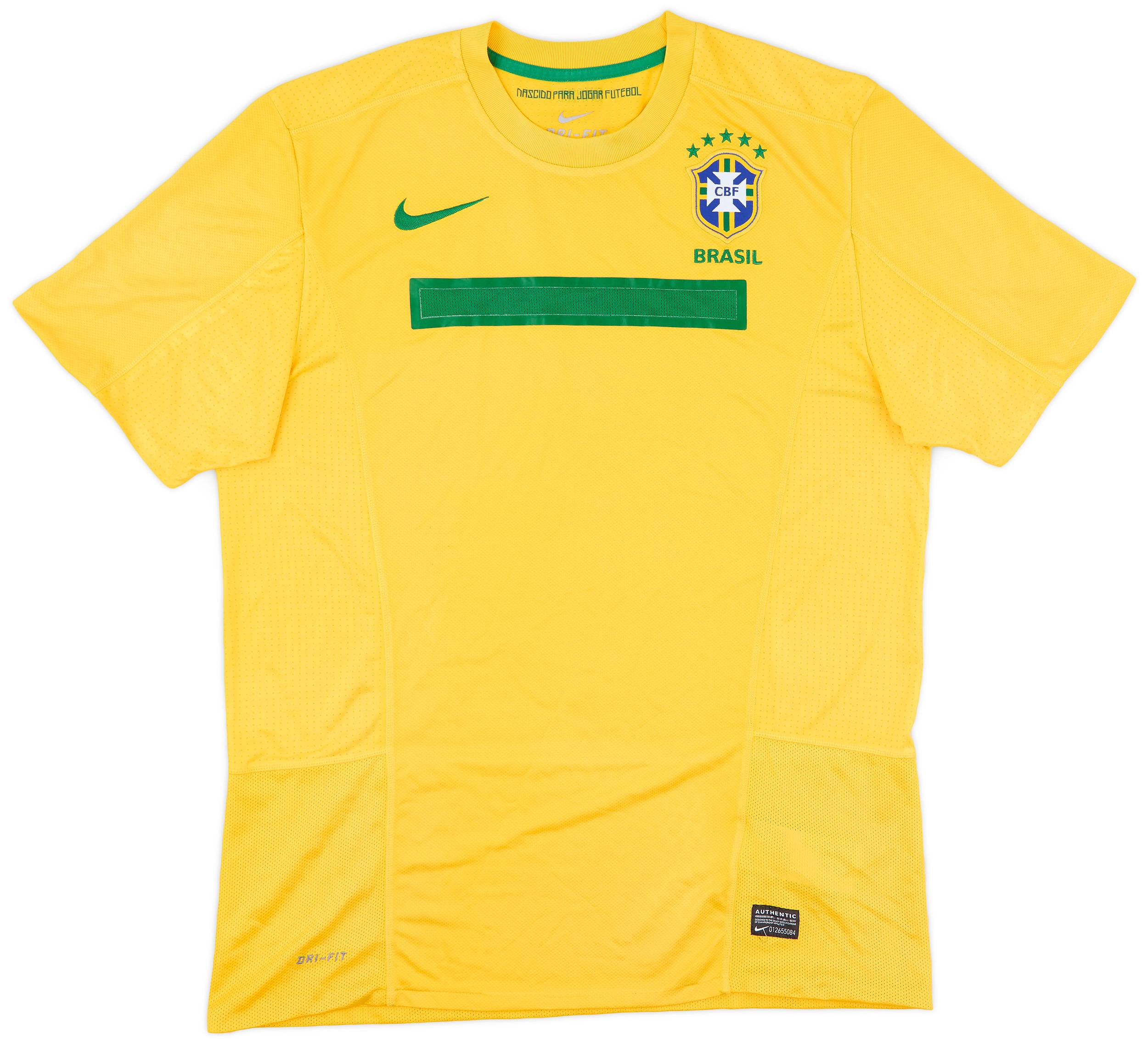 2011 Brazil Home Shirt - 6/10 - (L)