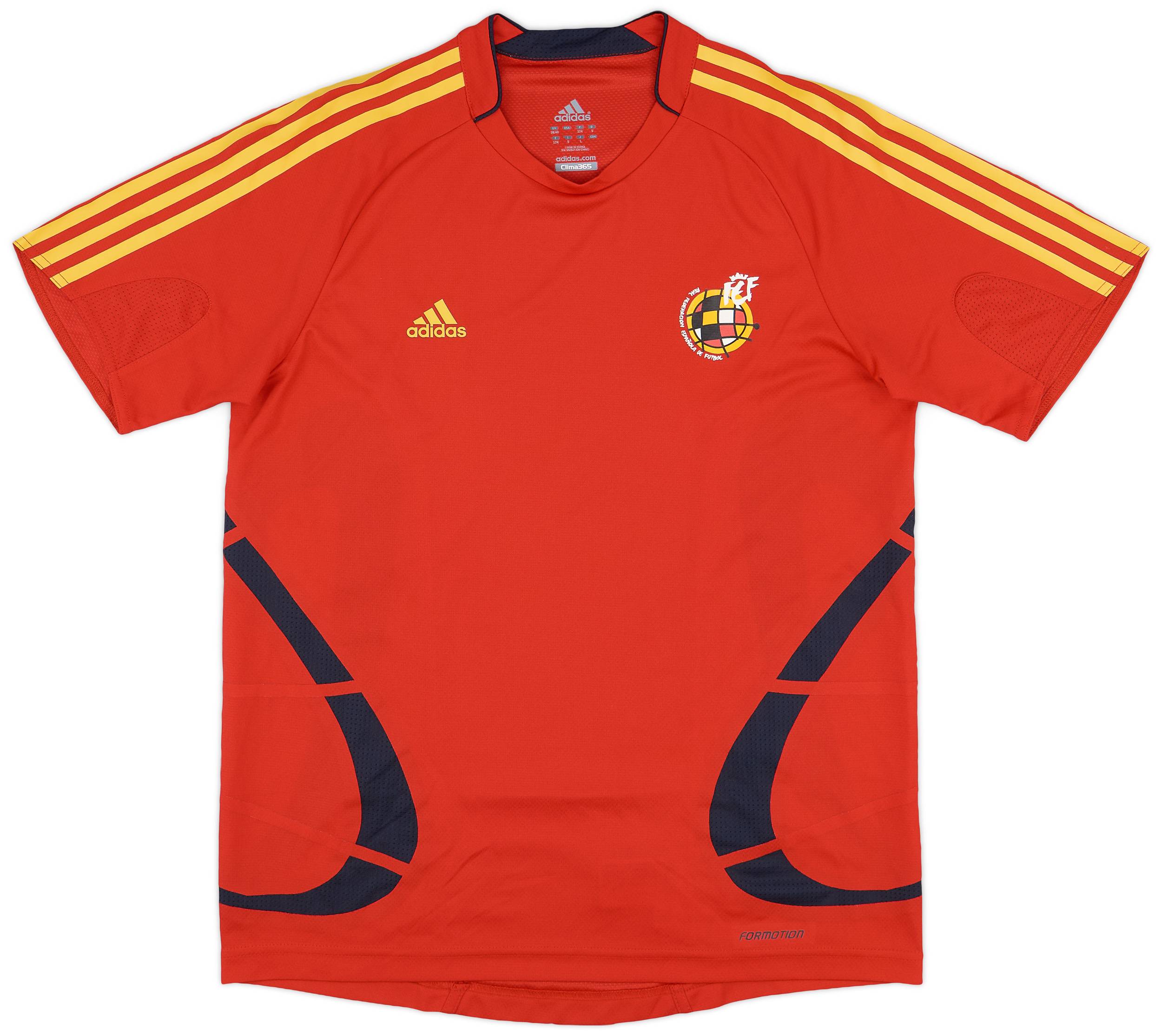 2008-09 Spain adidas Formotion Training Shirt - 10/10 - (M)
