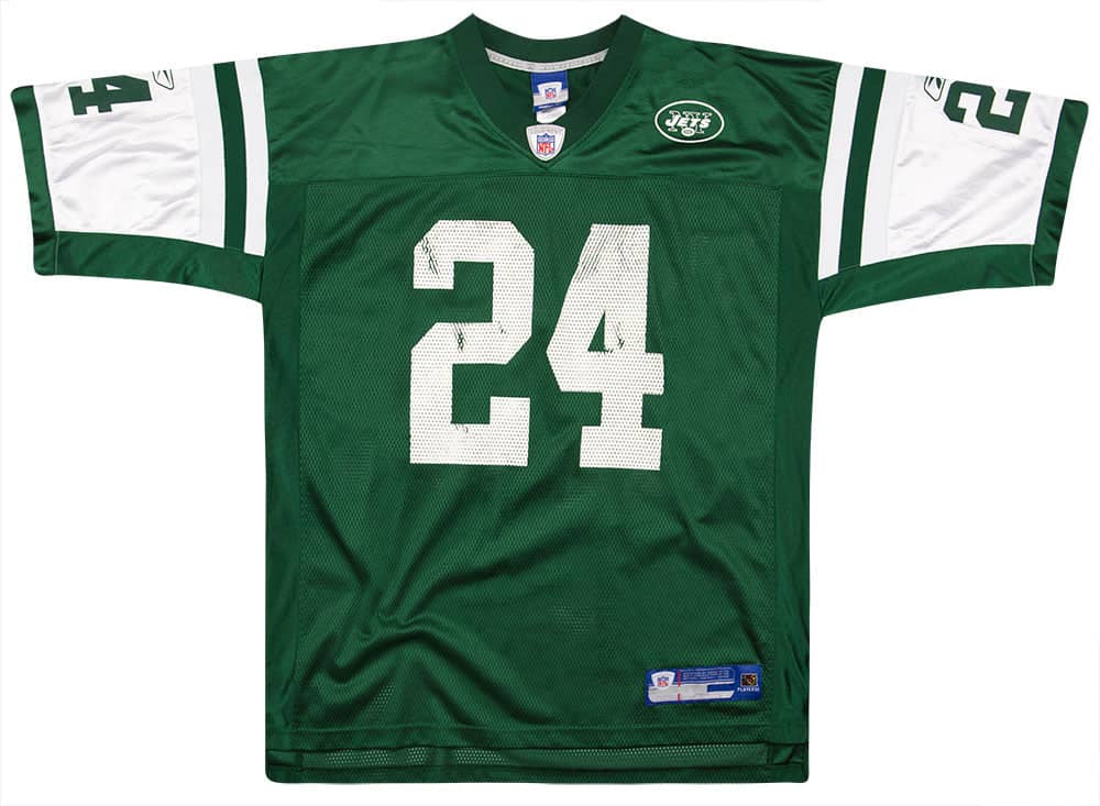 2005 New York Jets Law #24 Reebok On Field Jersey (Home) XL