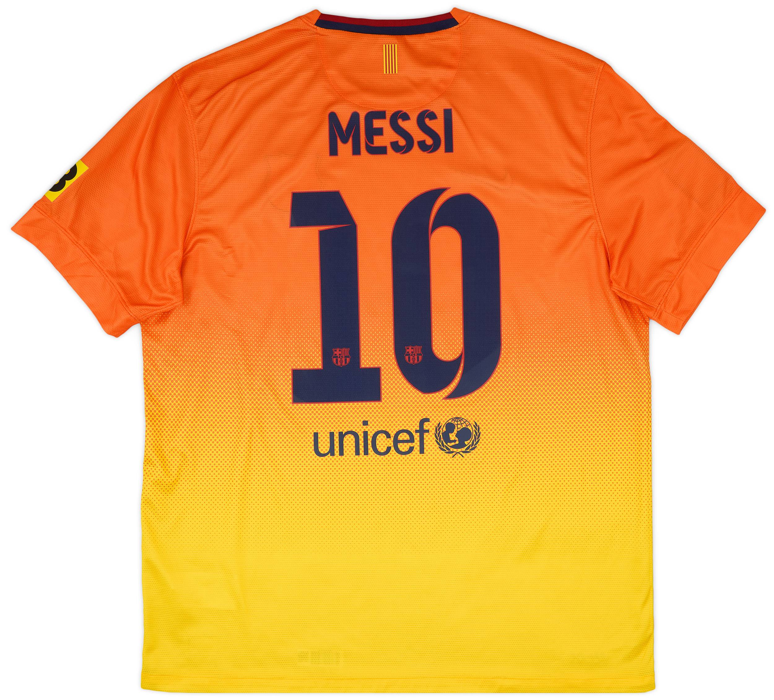 2012-13 Barcelona Away Shirt Messi #10 - 9/10 - (XL)