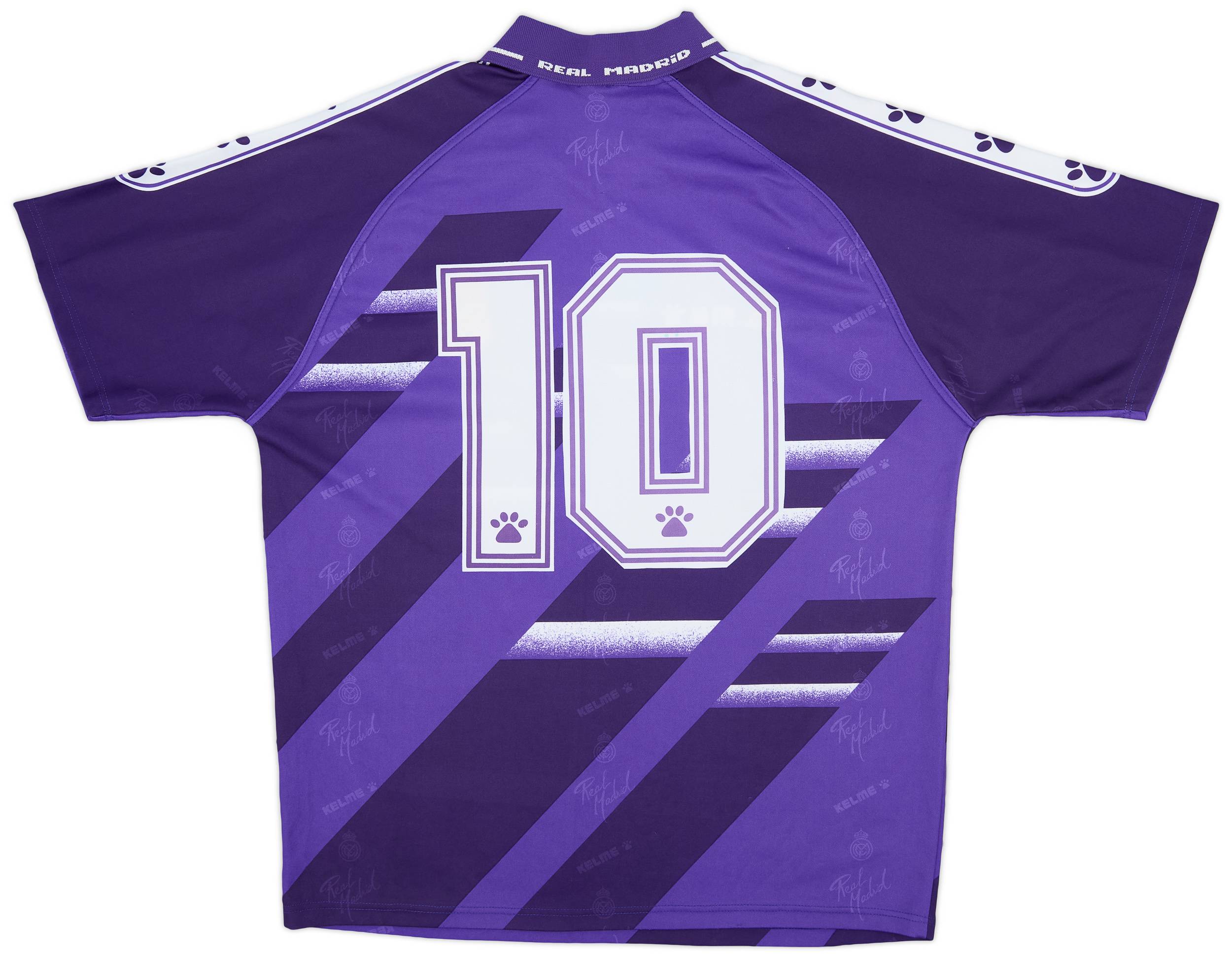 1994-96 Real Madrid Away Shirt #10 - 8/10 - (L)