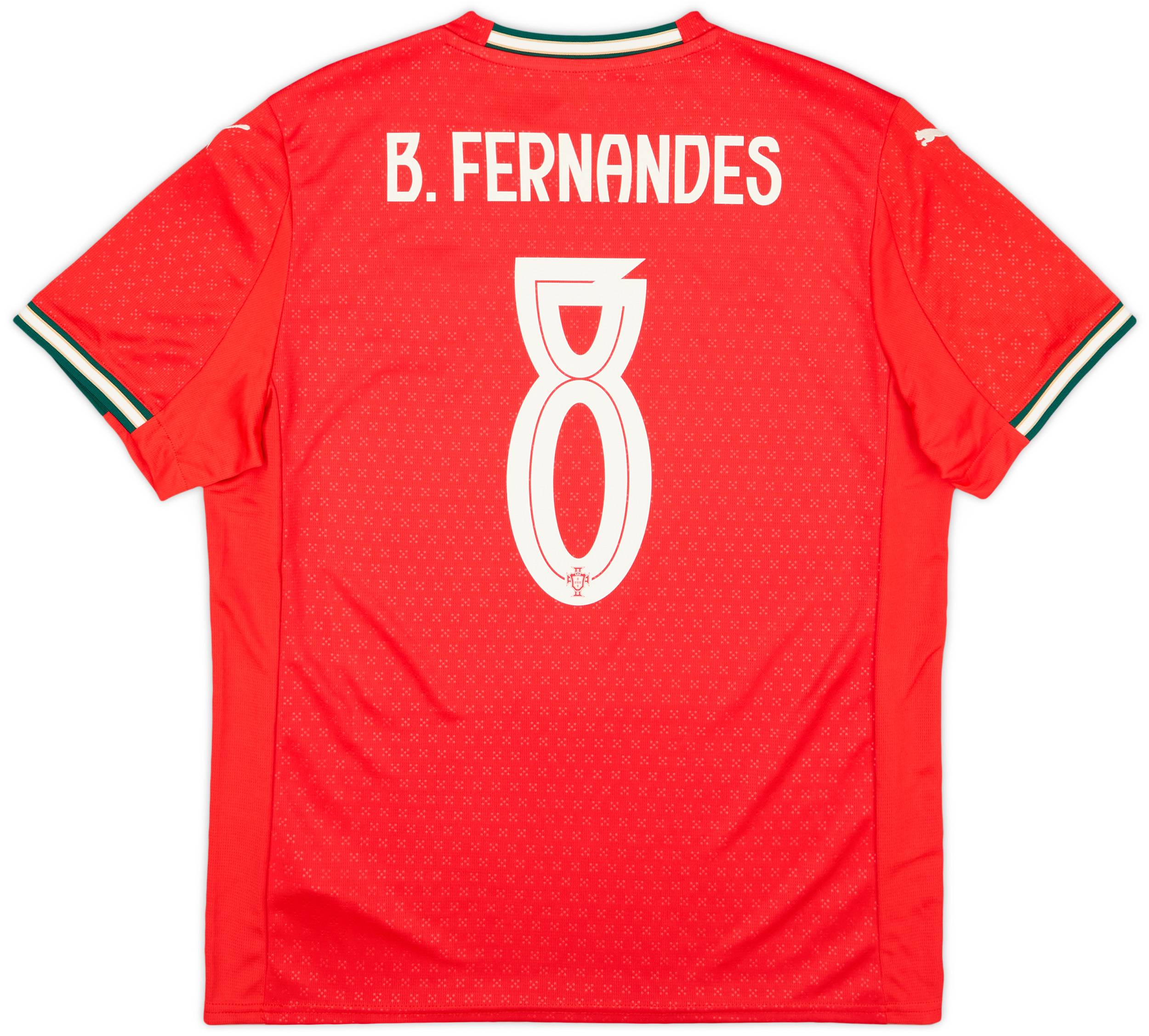 2025-26 Portugal Home Shirt B.Fernandes #8