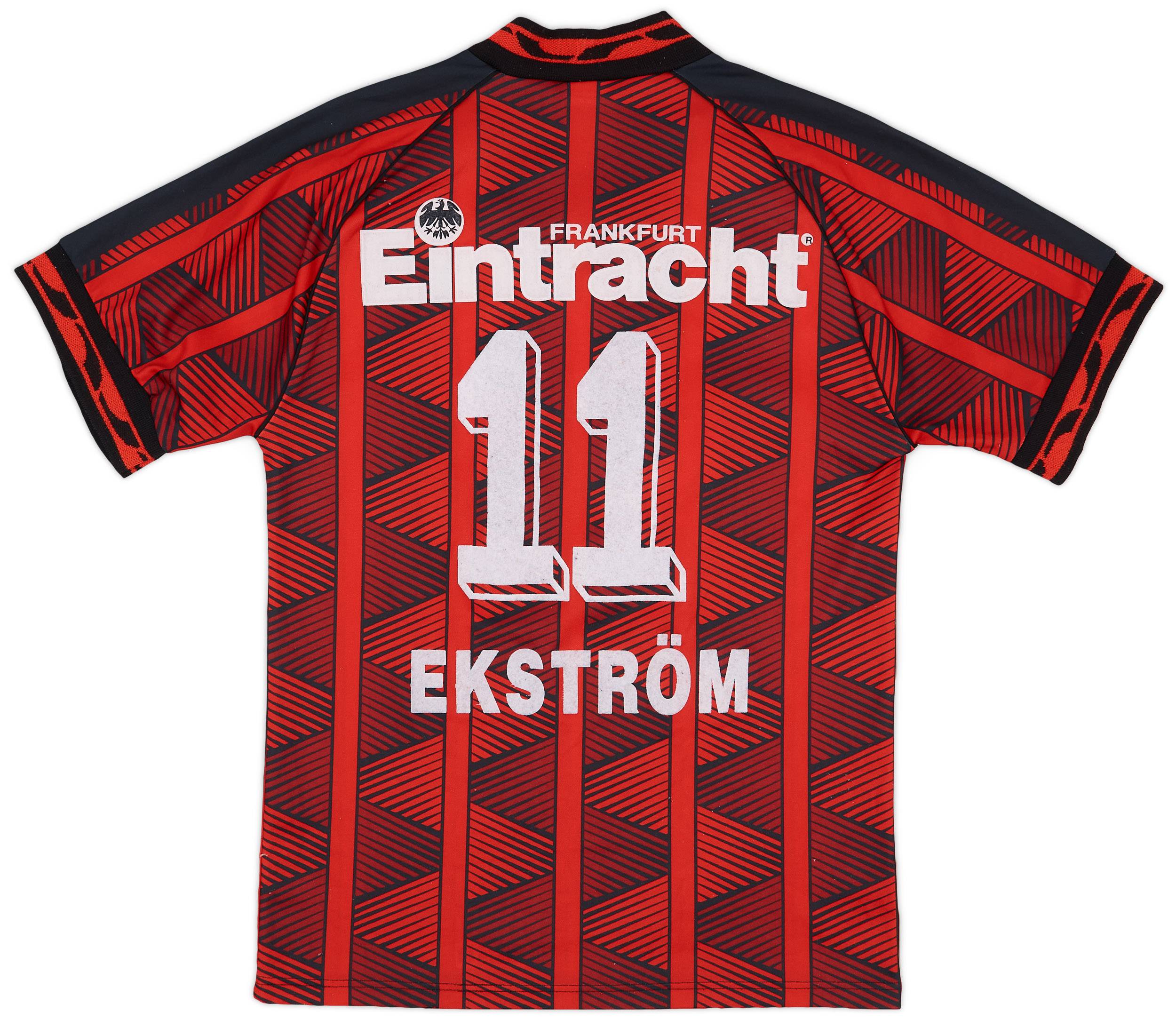 1995-96 Eintracht Frankfurt Home Shirt Ekstrom #11 - 8/10 - (XS)
