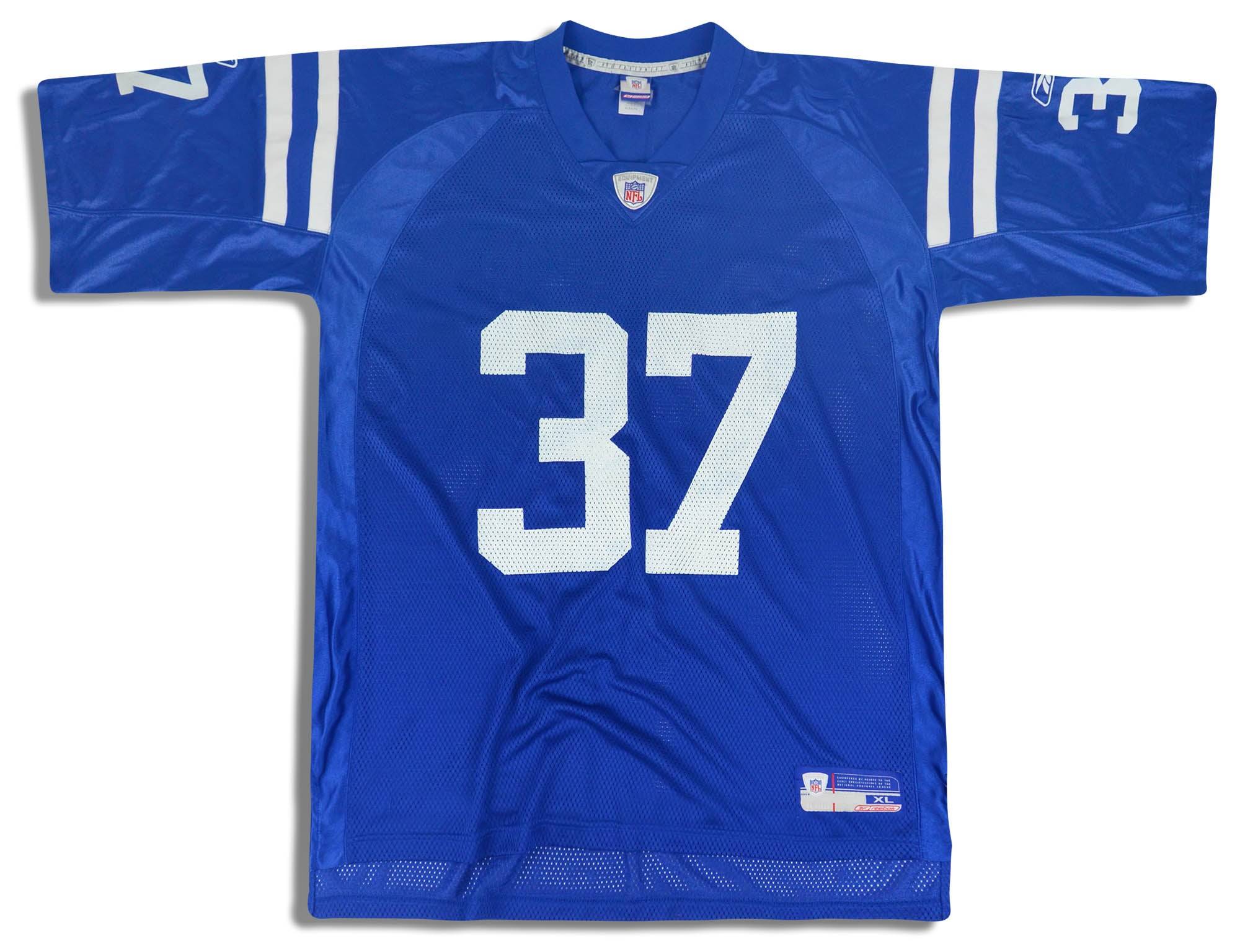 2002-04 Indianapolis Colts Doss #37 Reebok On Field Jersey (Home) XL