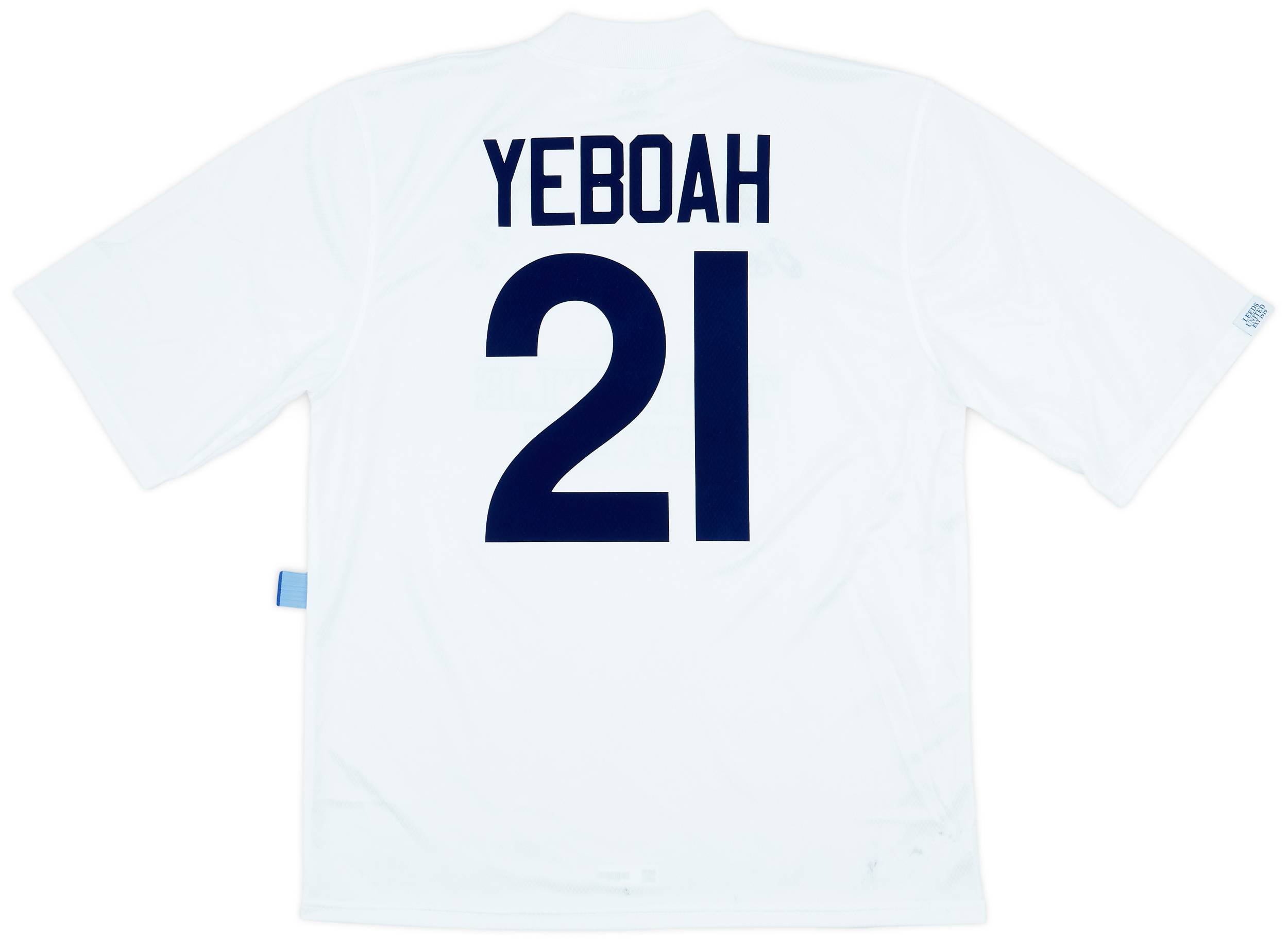 1995-96 Leeds United Home Shirt Yeboah #21 - 6/10 - (XL)
