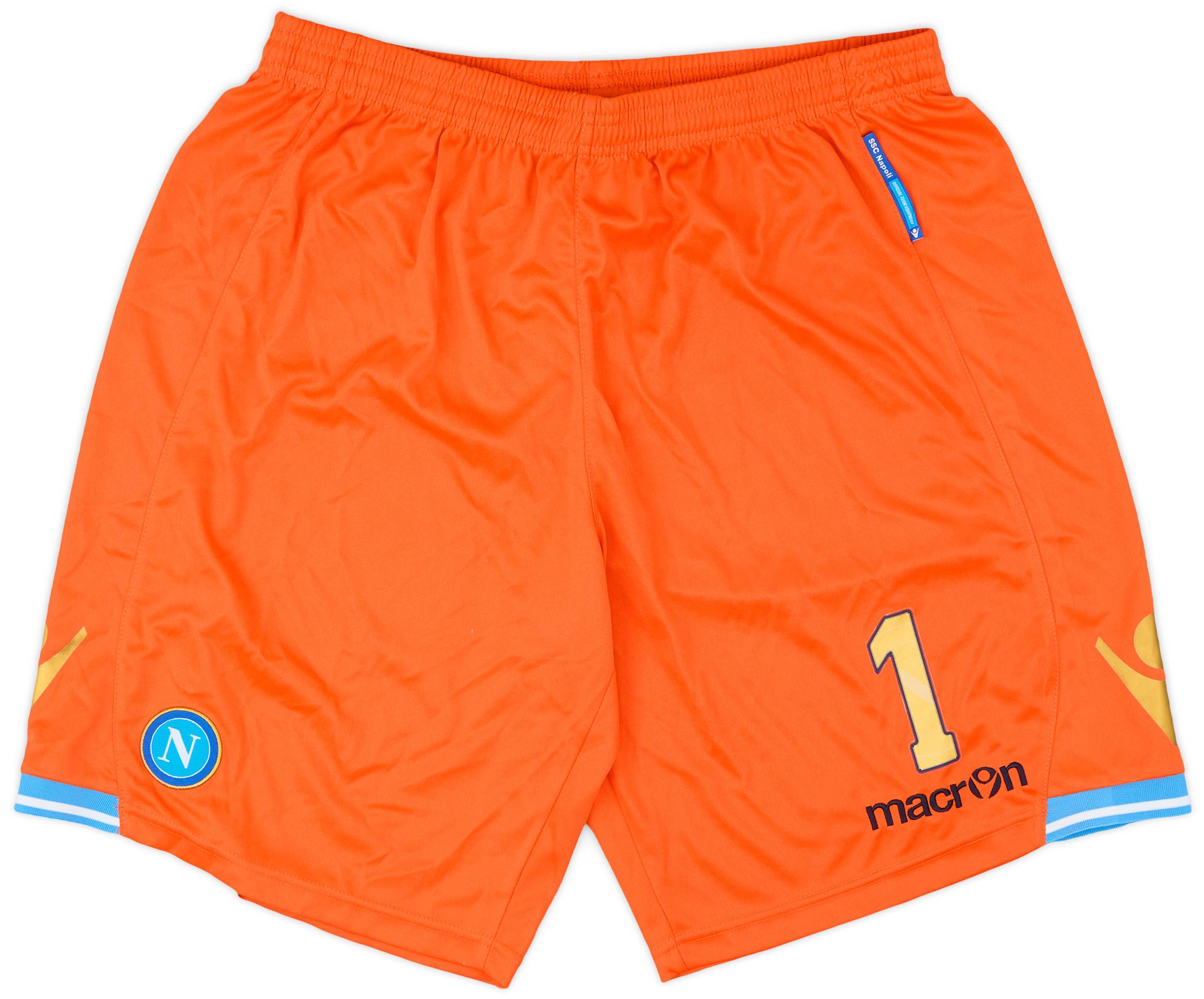 2011-12 Napoli Player Issue GK Shorts - 9/10 - (XXL)