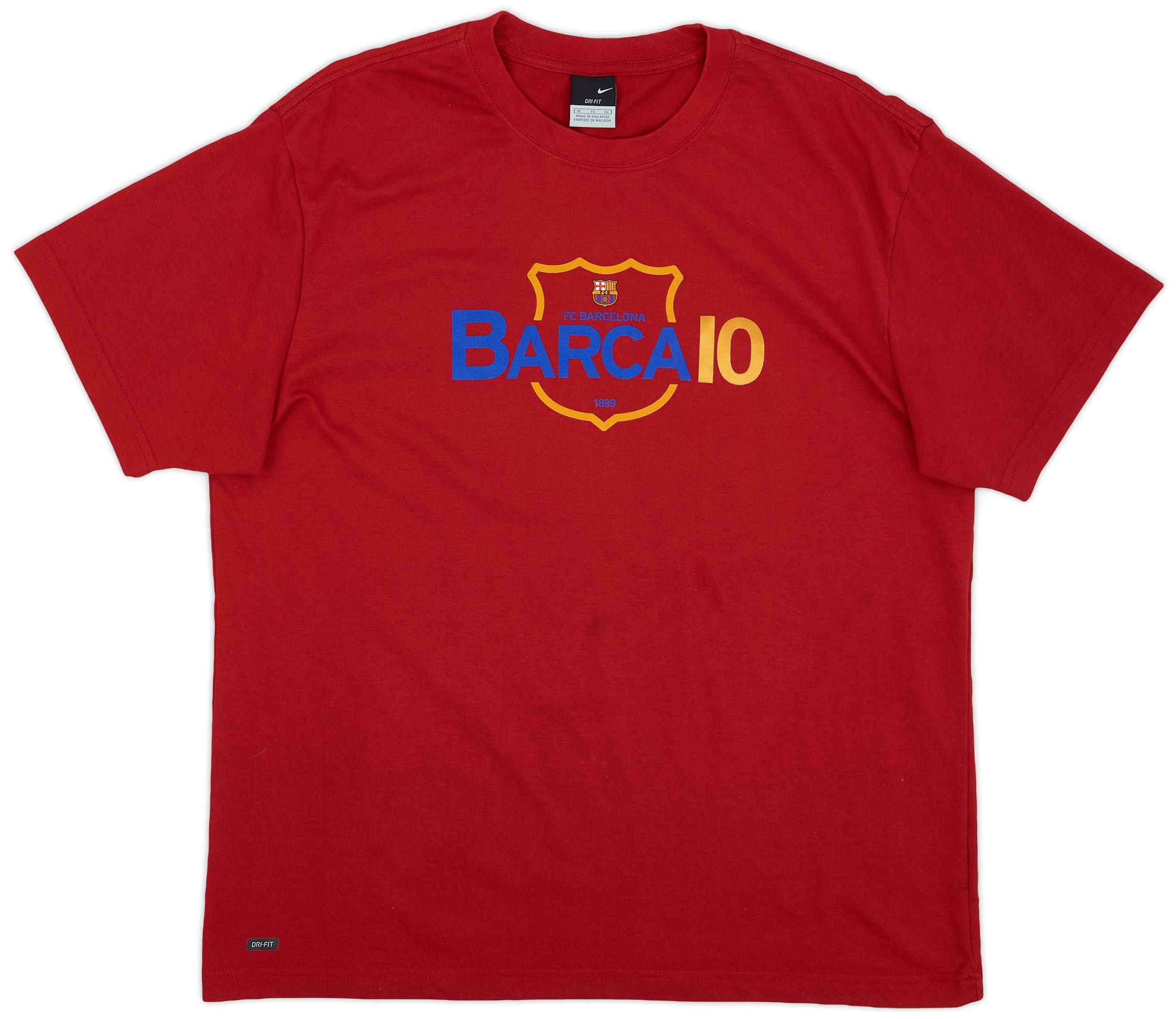 2010-11 Barcelona Nike Graphic Tee - 7/10 - (XL)