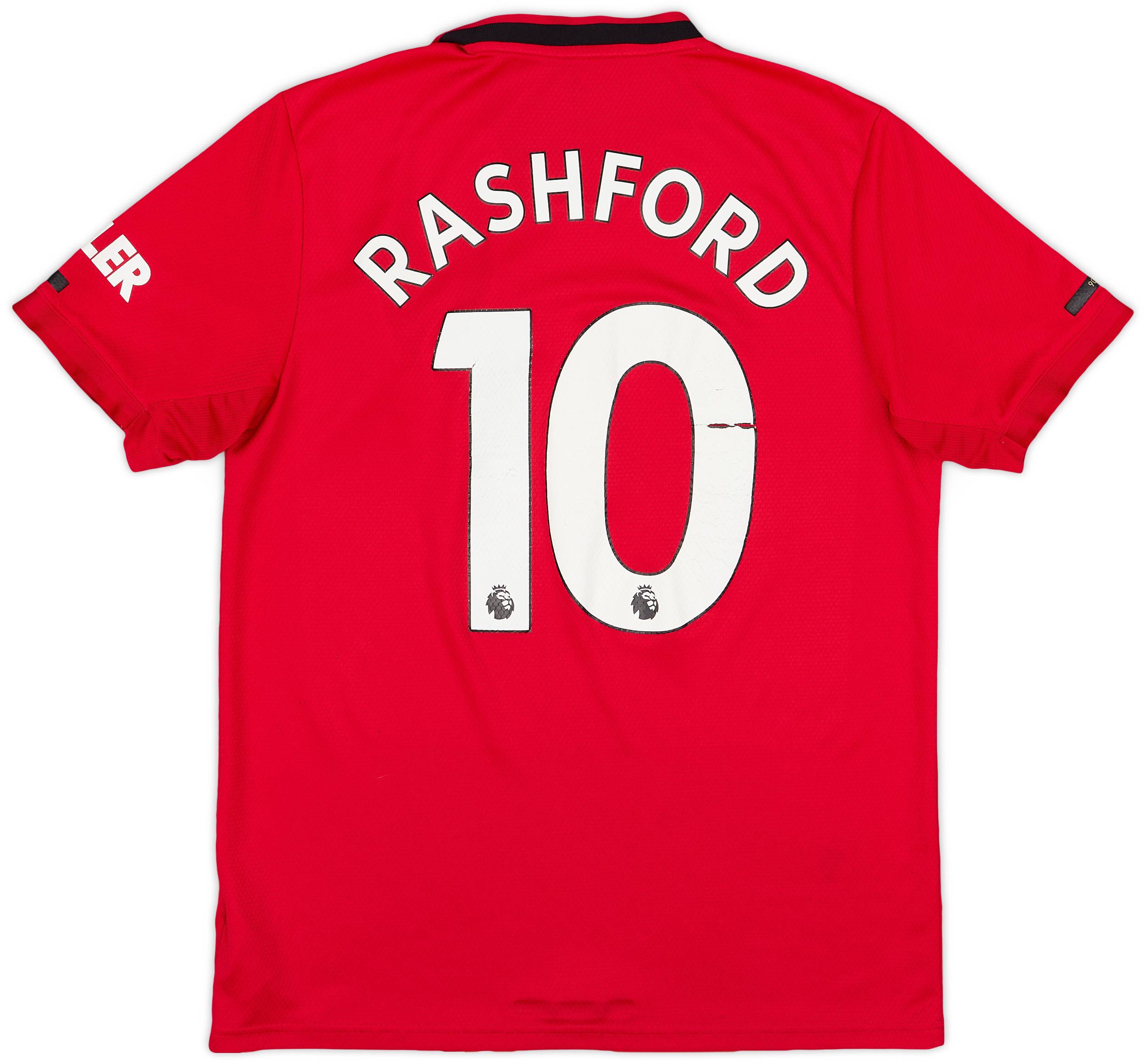 2019-20 Manchester United Home Shirt Rashford #10 - 5/10 - (M)