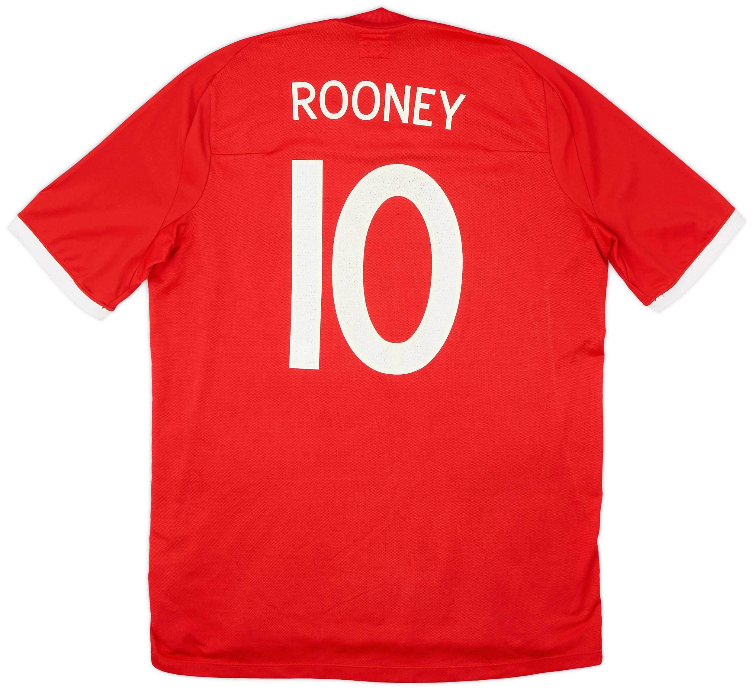2010-11 England Away Shirt Rooney #10 - 6/10 - (L)