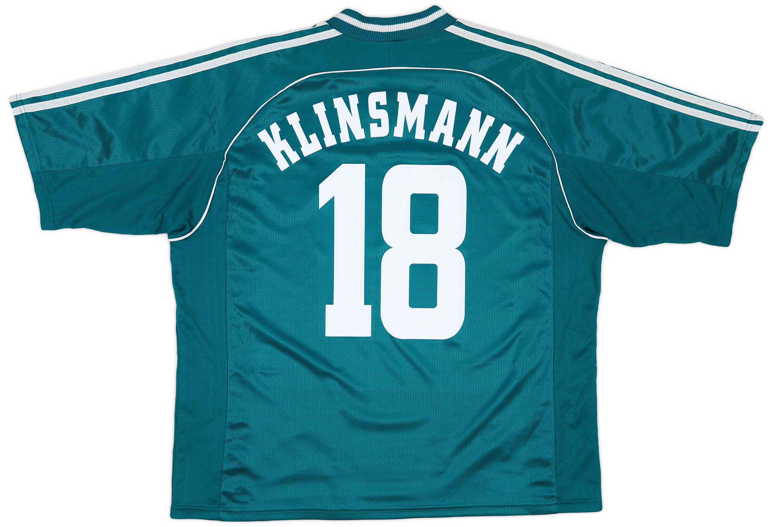 1998-00 Germany Away Shirt Klinsmann #18 - 8/10 - (XL)