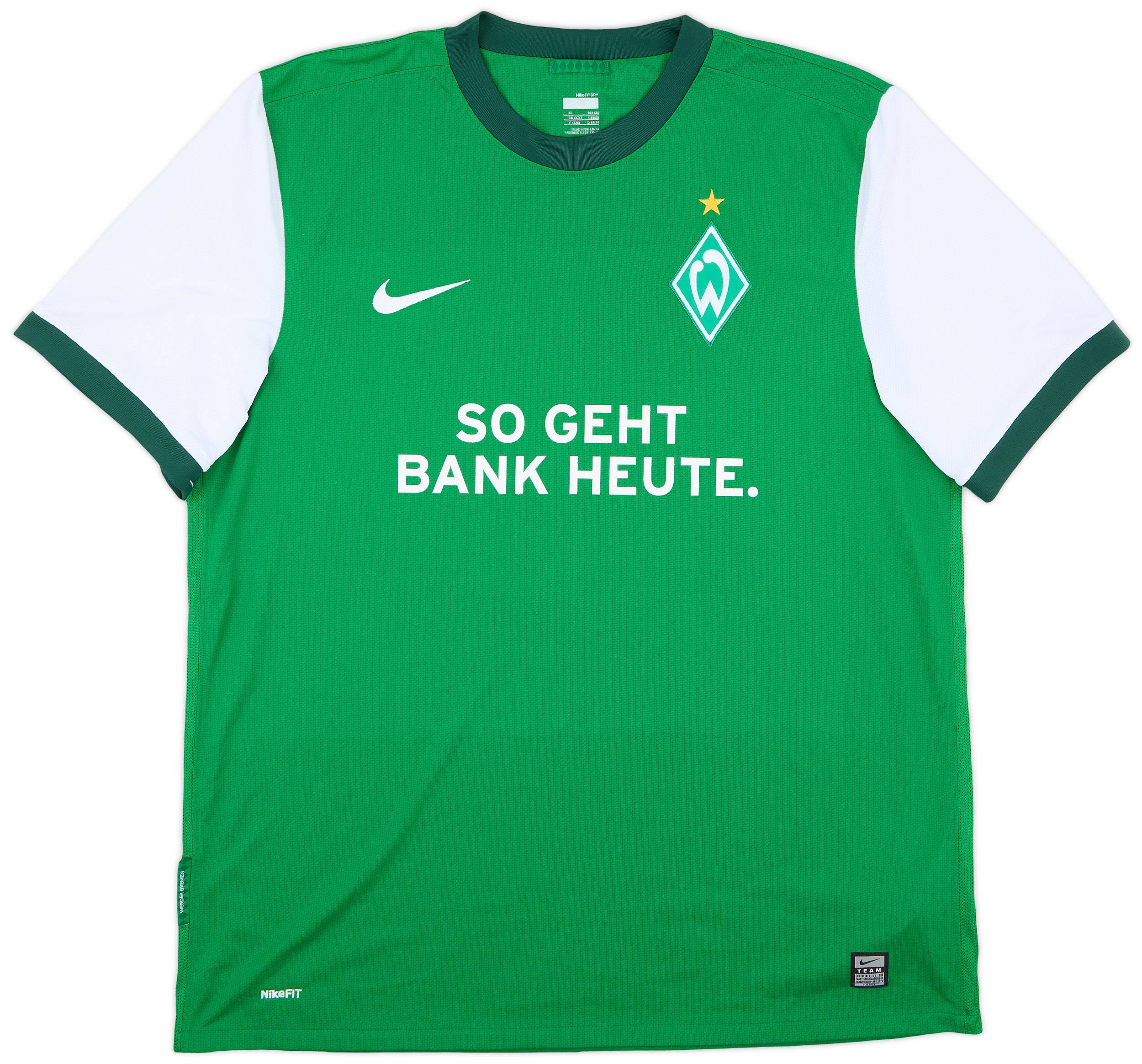 2009-10 Werder Bremen Home Shirt - 7/10 - (XL)