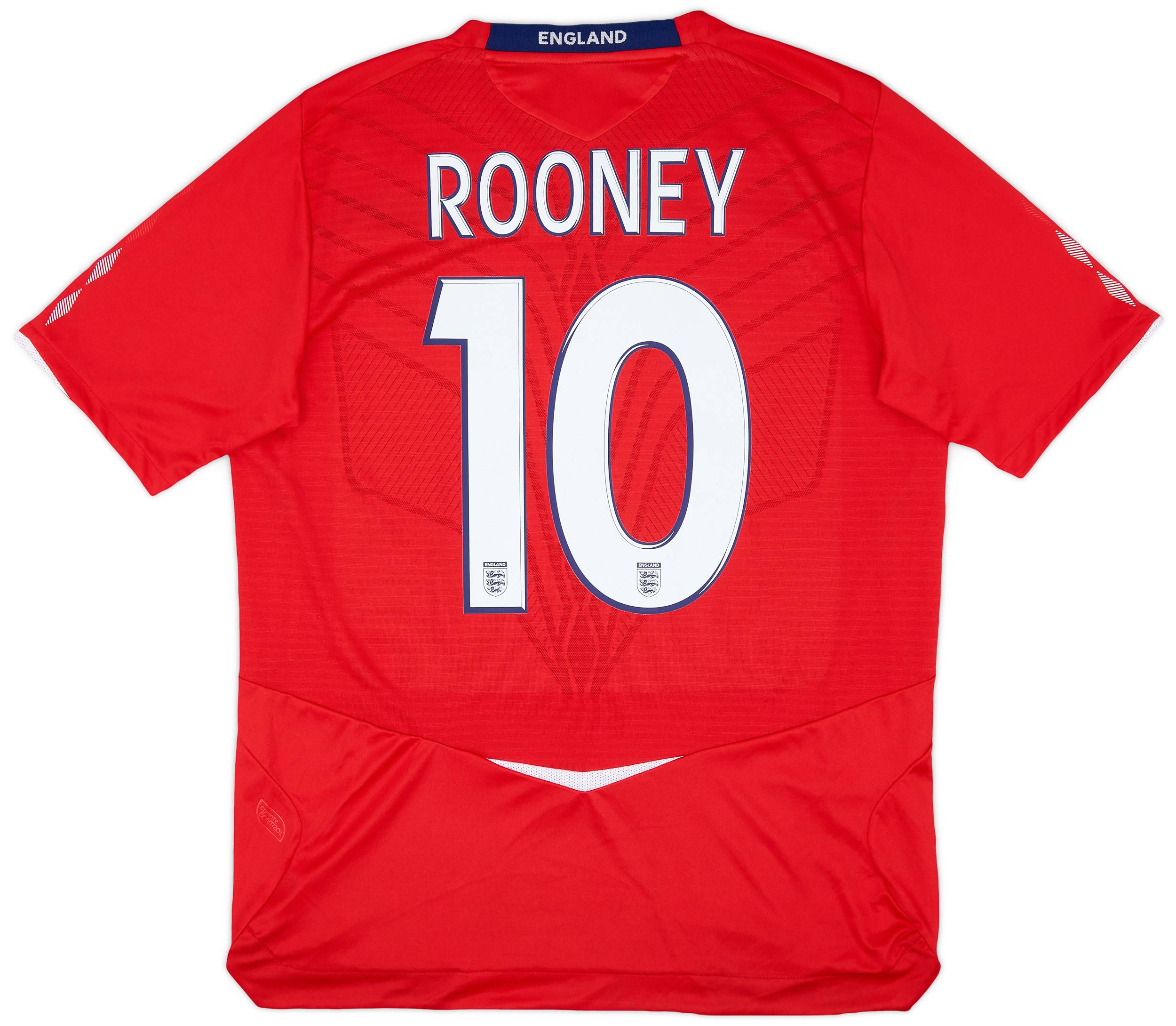 2008-10 England Away Shirt Rooney #10 - 9/10 - (L)