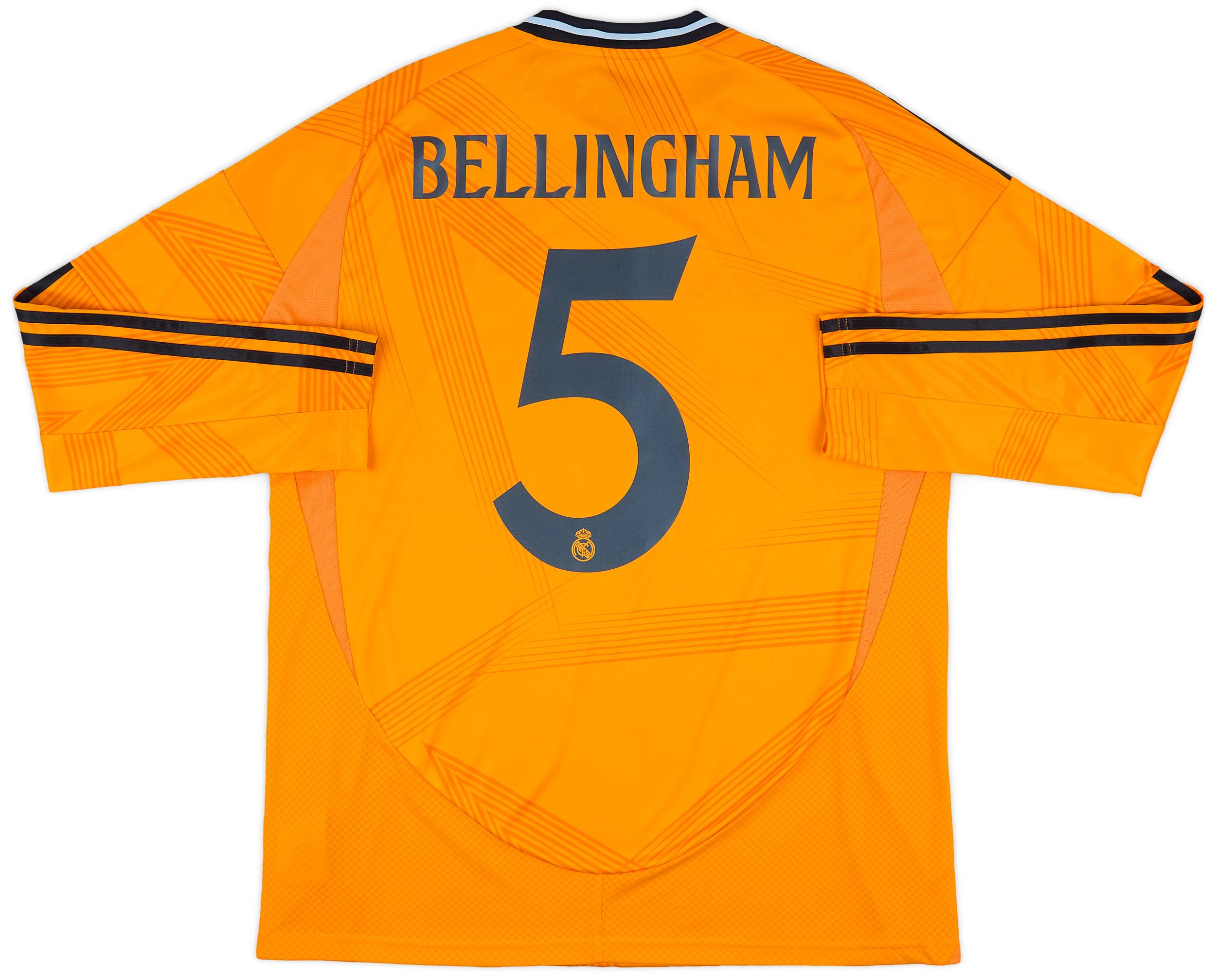 2024-25 Real Madrid Away L/S Shirt Bellingham #5