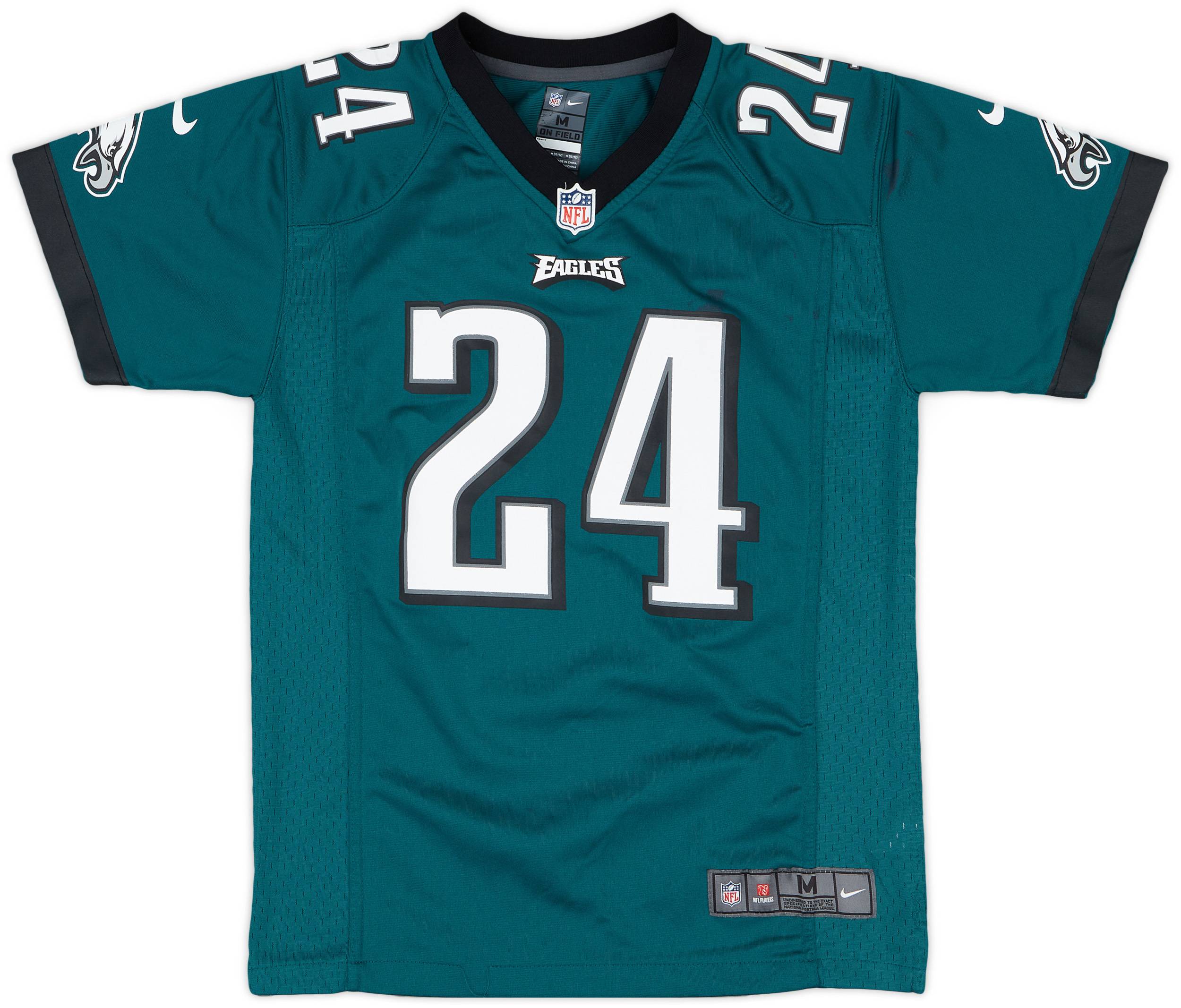2012 Philadelphia Eagles Asomugha #24 Nike Game Home Jersey 6/10