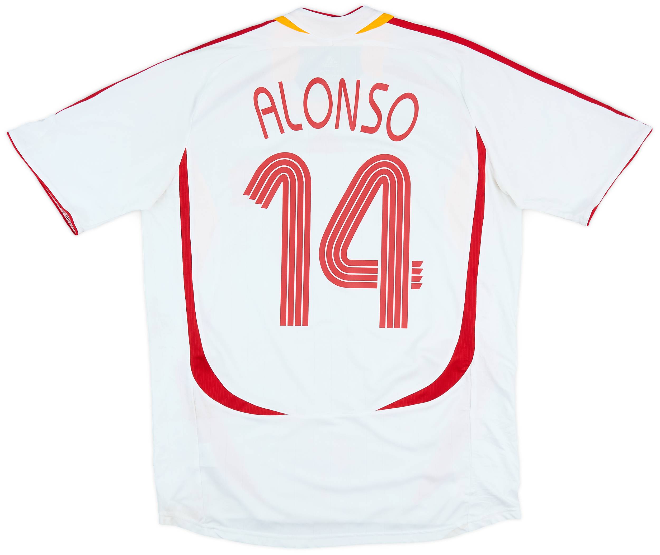 2006-08 Spain Away Shirt Alonso #14 - 6/10 - (M)