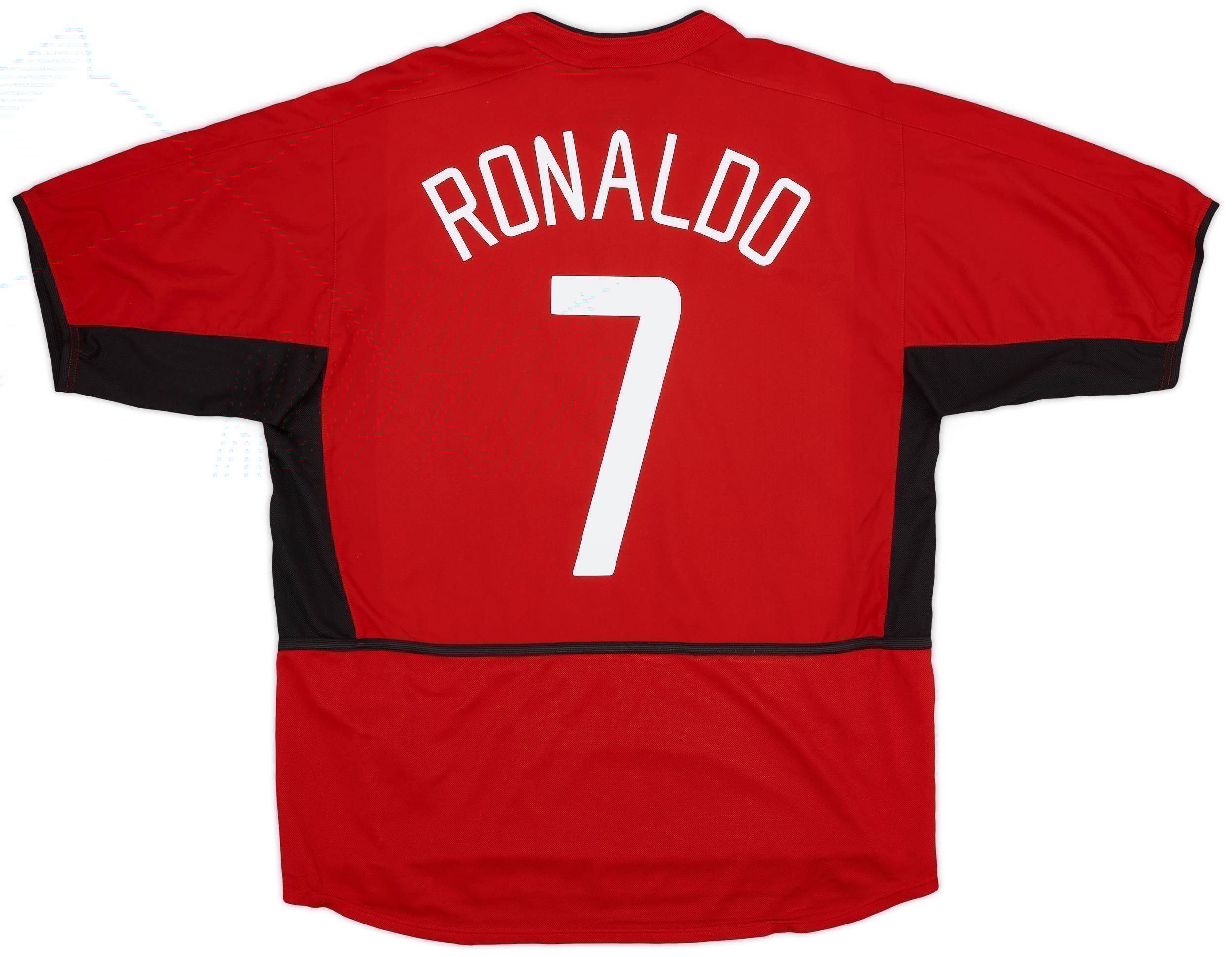 2002-04 Manchester United Home Shirt Ronaldo #7 - 6/10 - (L)
