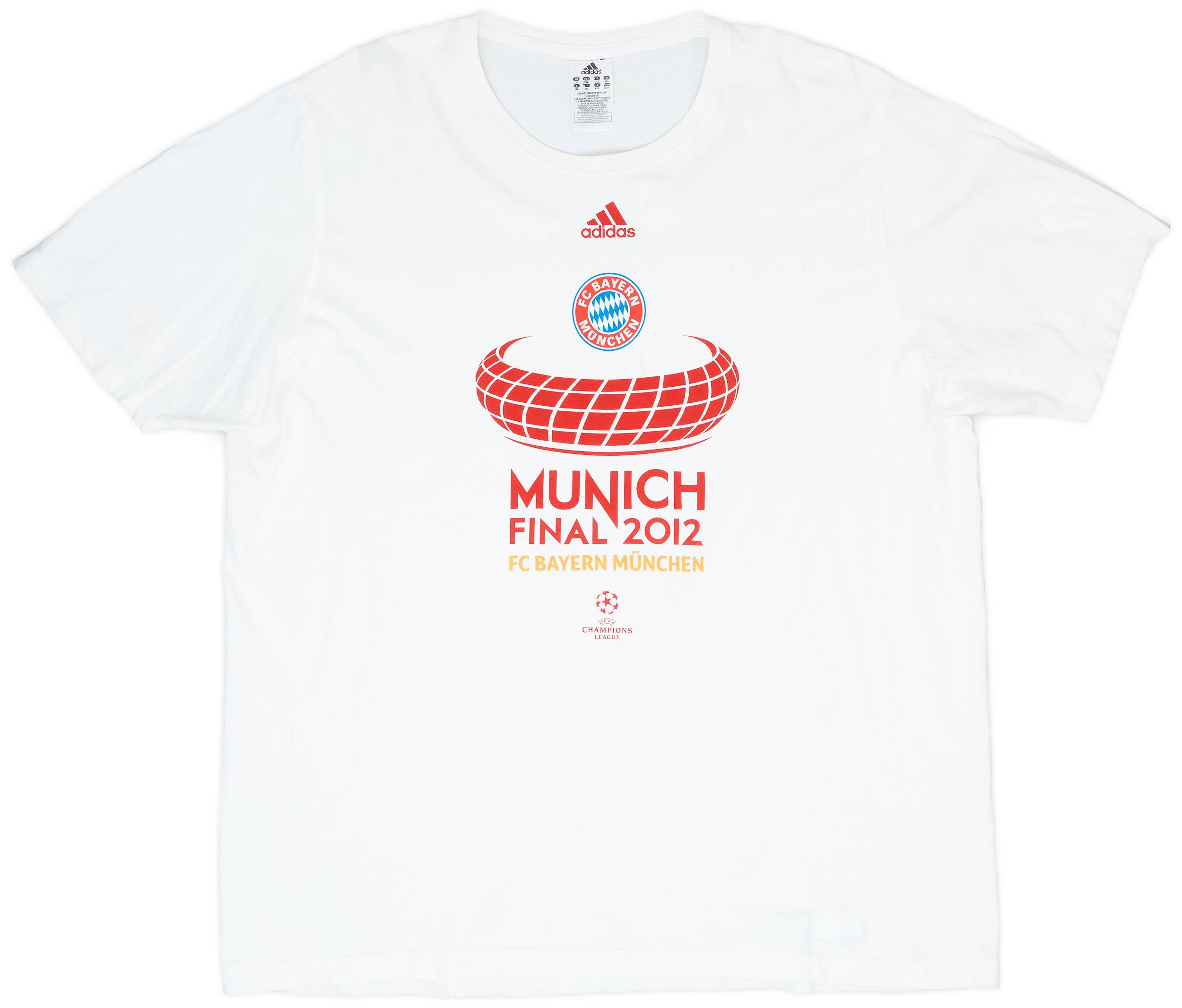 2011-12 Bayern Munich adidas CL 'Munich Final 2012' Graphic Tee - 5/10 - (XXL)