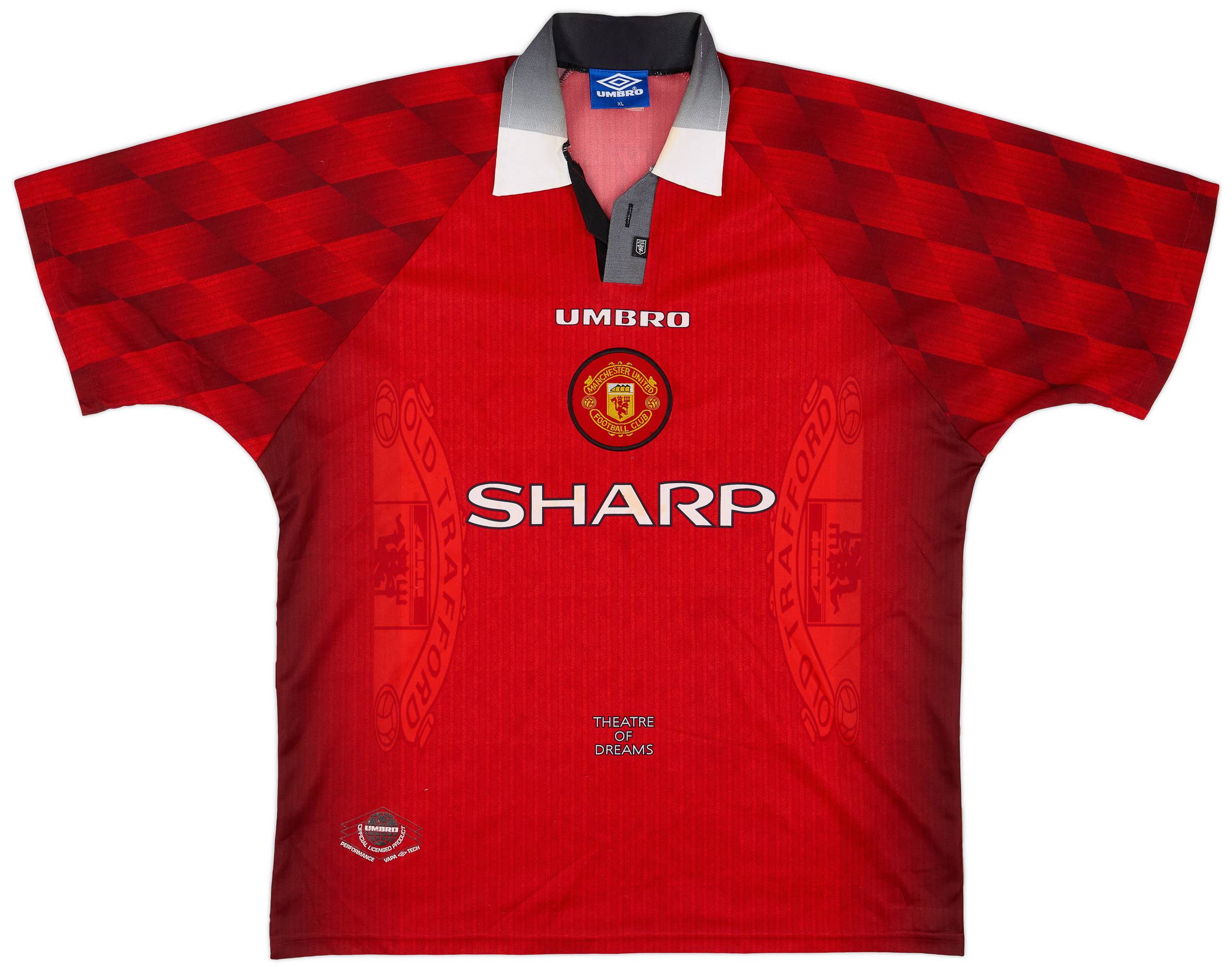 新しい季節 - #10 Beckham Shirt Home United Manchester 1996-98 6/10 (XL) - ウェア