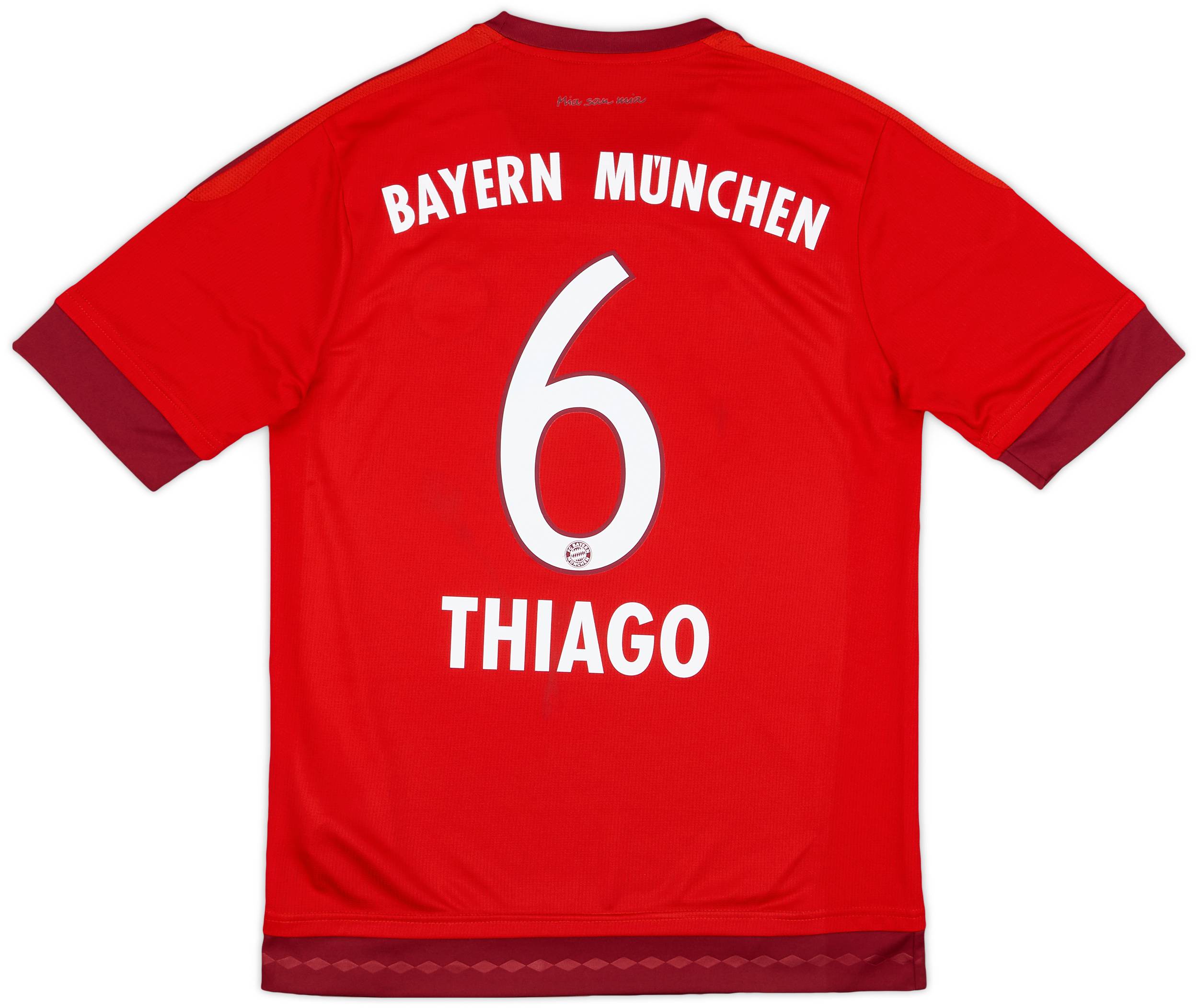 2015-16 Bayern Munich Home Shirt Thiago #6 - 6/10 - (M)