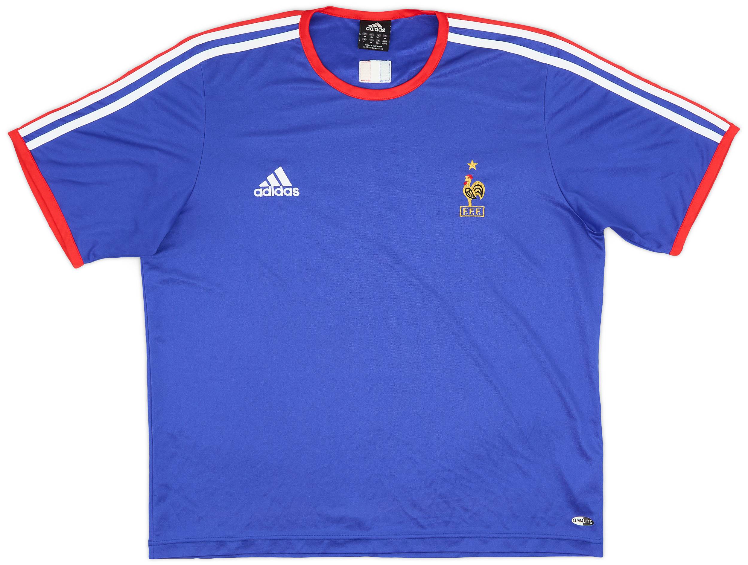 2006-08 France adidas Training Shirt - 9/10 - (XL)