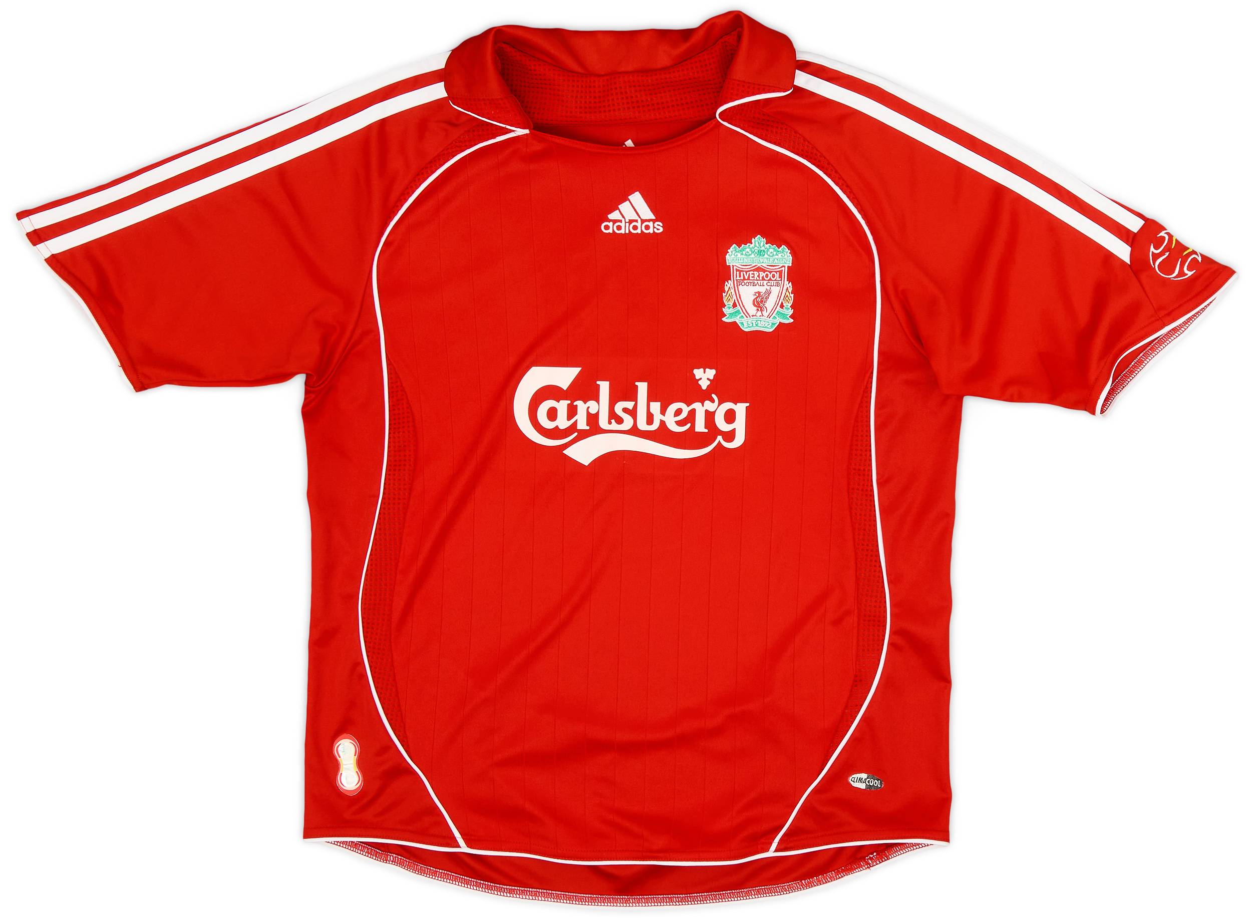 2006-08 Liverpool Home Shirt - 9/10 - (M.Boys)