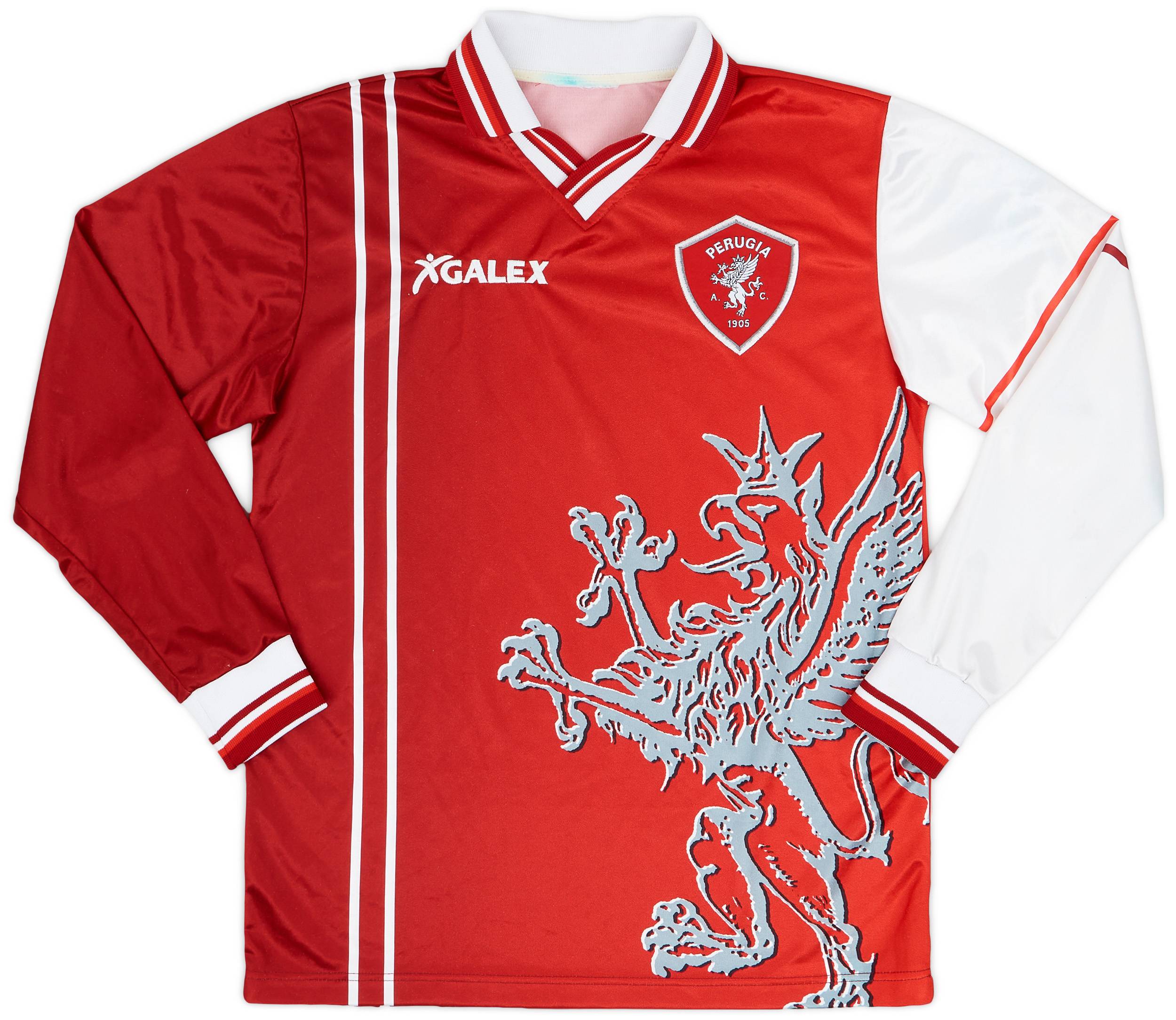 Galex Perugia 98/99 'Nakata 7' Signed Home Shirt XL