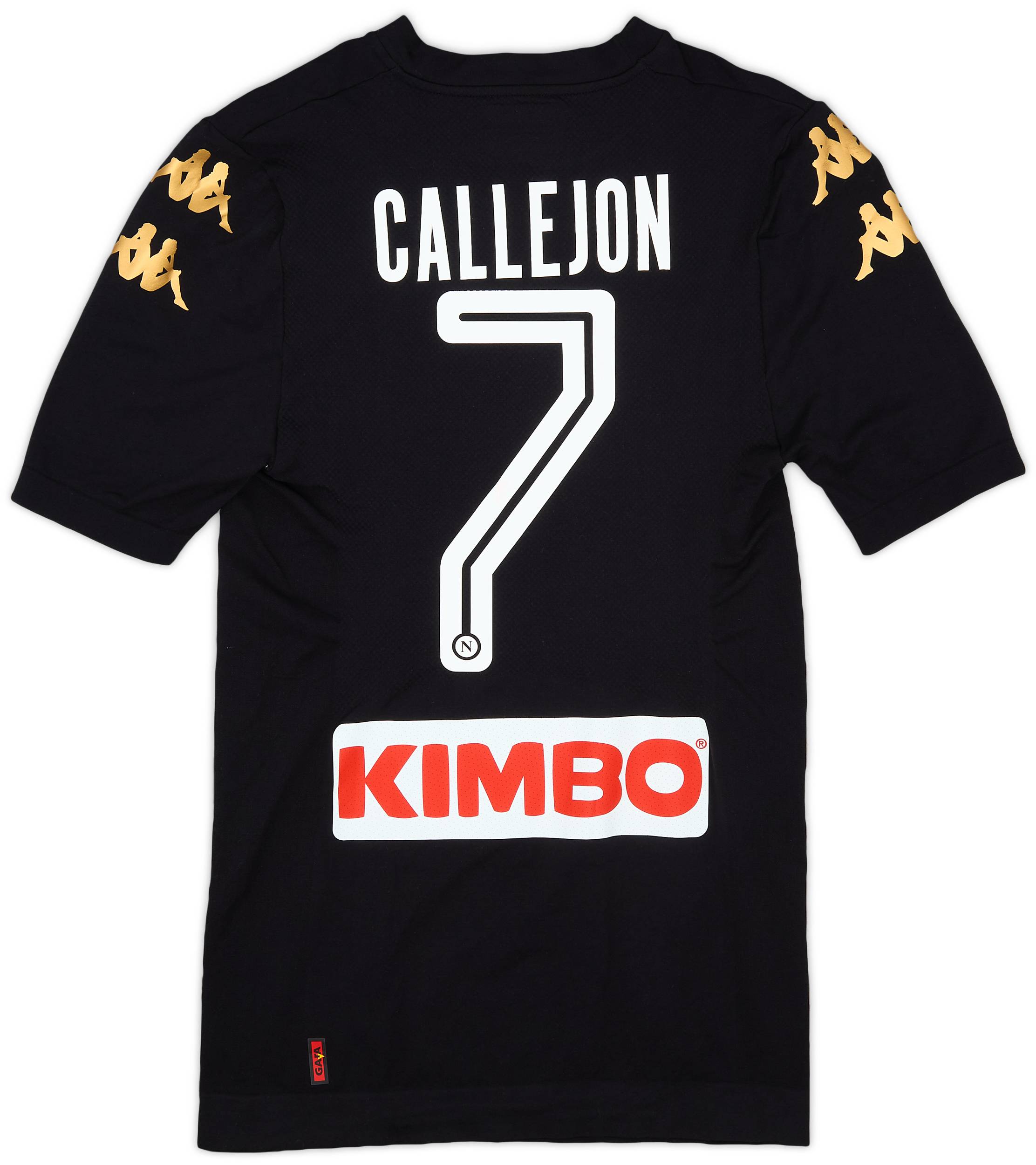 2016-17 Napoli Authentic Third Shirt Callejon #7 (XL)