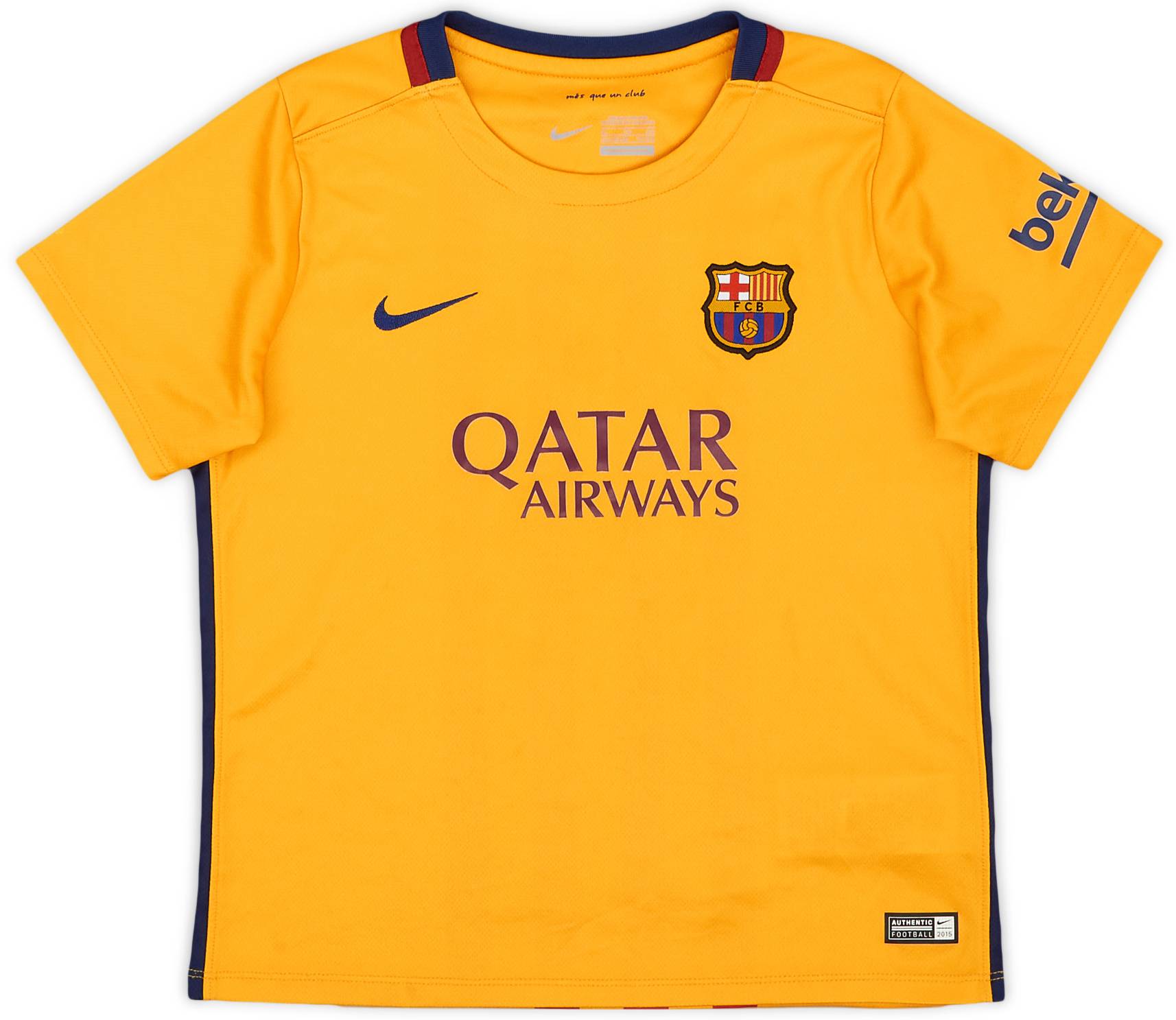 2015-16 Barcelona Away Shirt - 9/10 - (7-8 Years)
