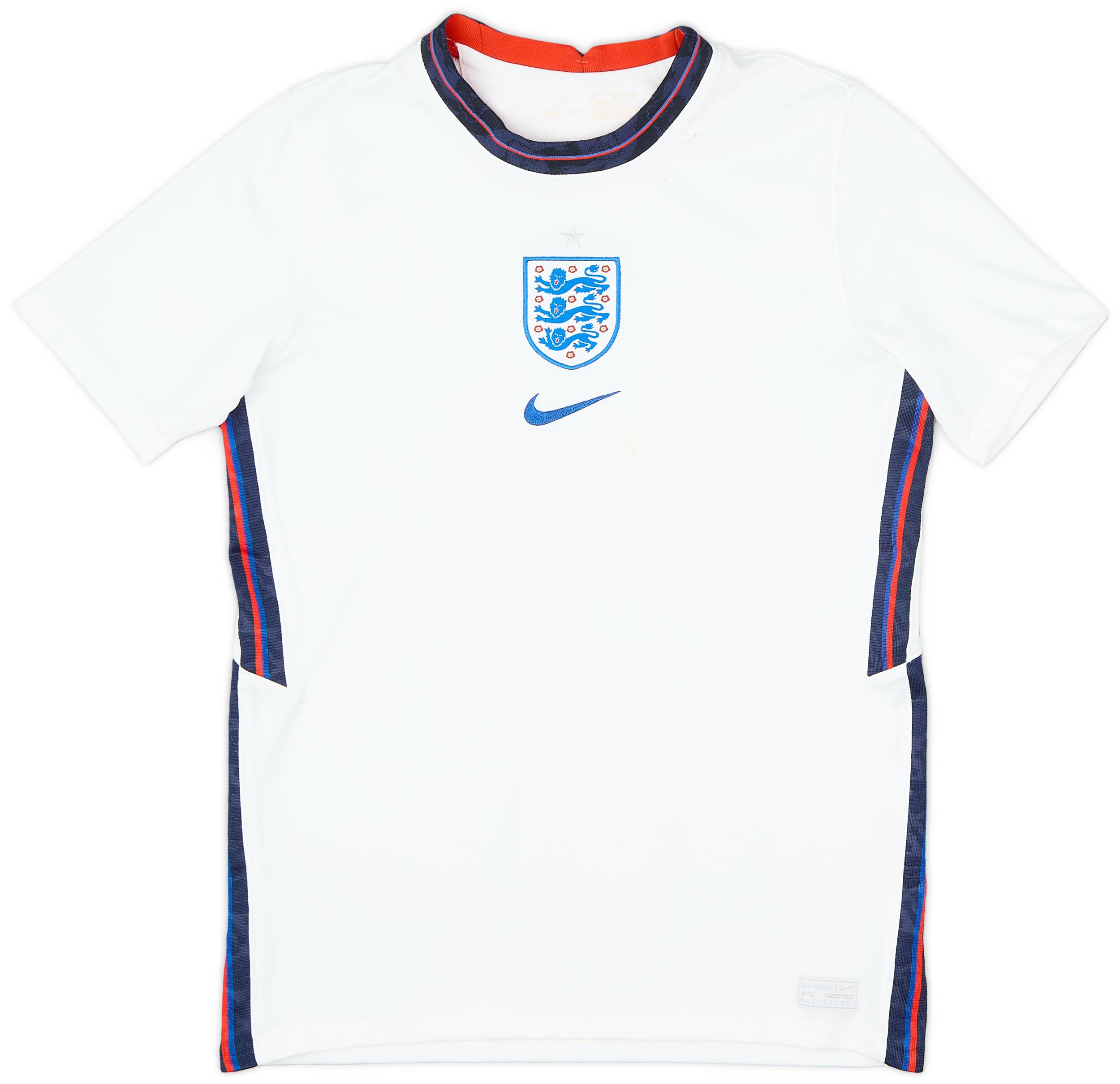 2020-22 England Home Shirt - 4/10 - (XL.Boys)