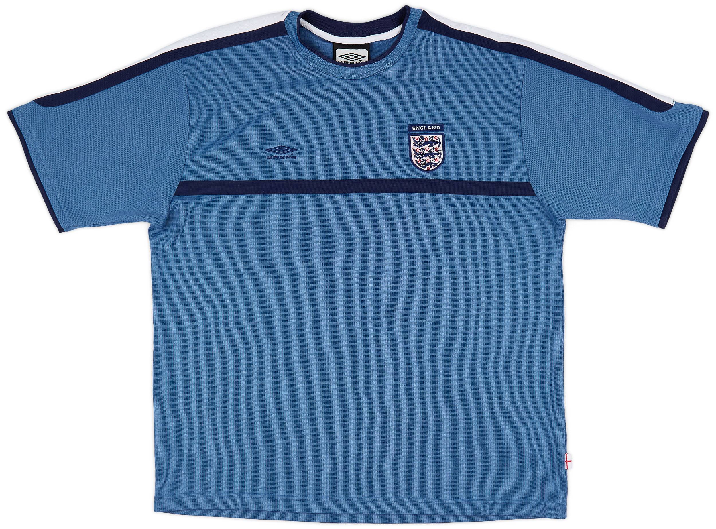 2000-01 England Umbro Training Shirt - 9/10 - (XL)