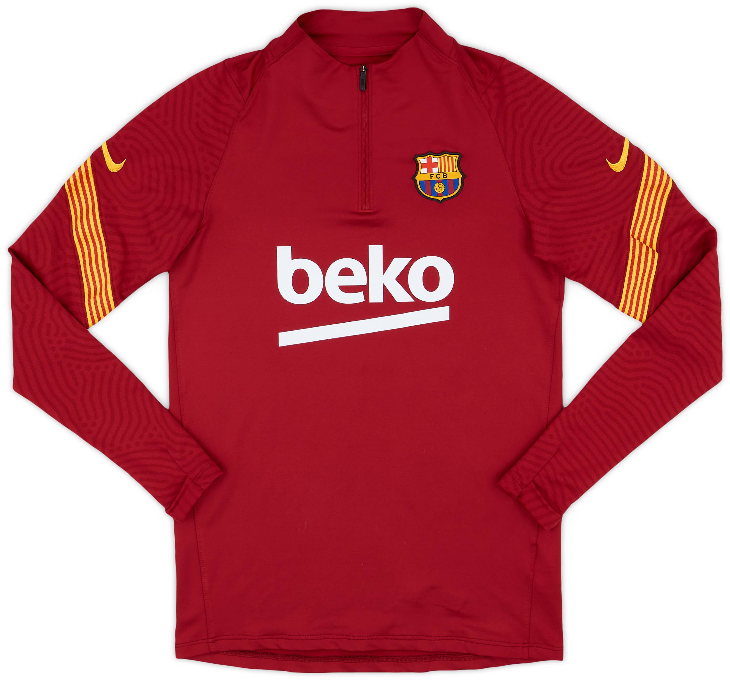 2020-21 Barcelona Nike 1/4 Zip Track Jacket - 9/10 - (S)