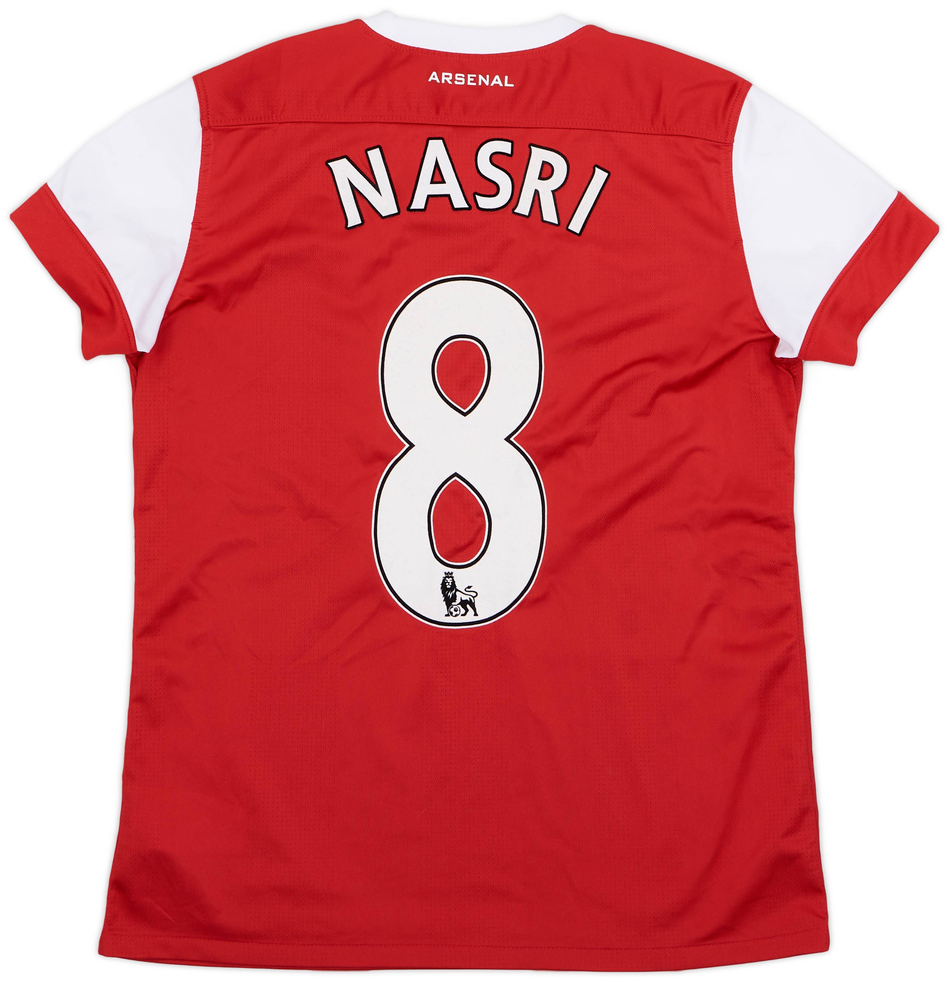 2010-11 Arsenal Home Shirt Nasri #8 - 6/10 - (Women's M)