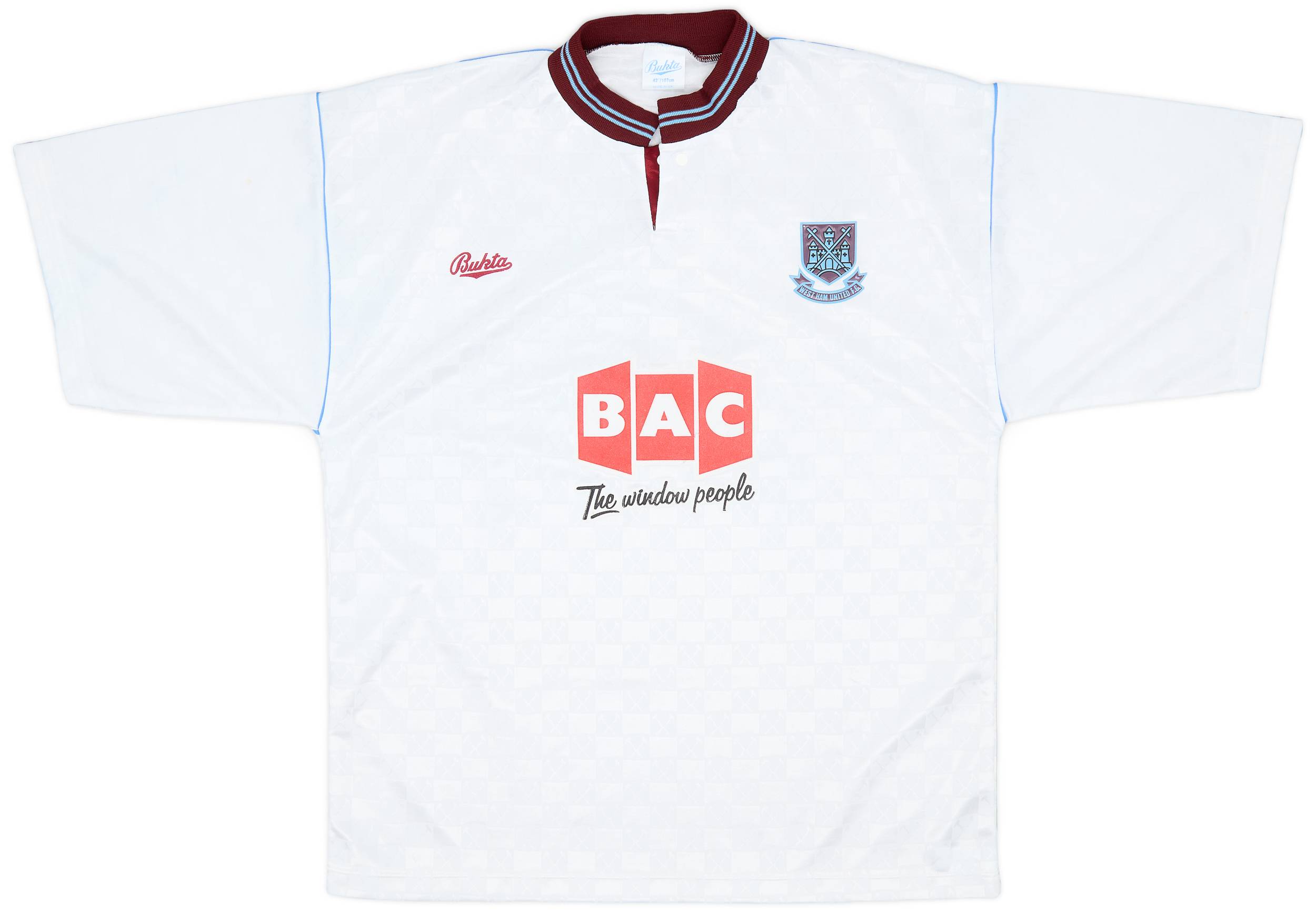 1991-92 West Ham Away Shirt - 8/10 - (L)