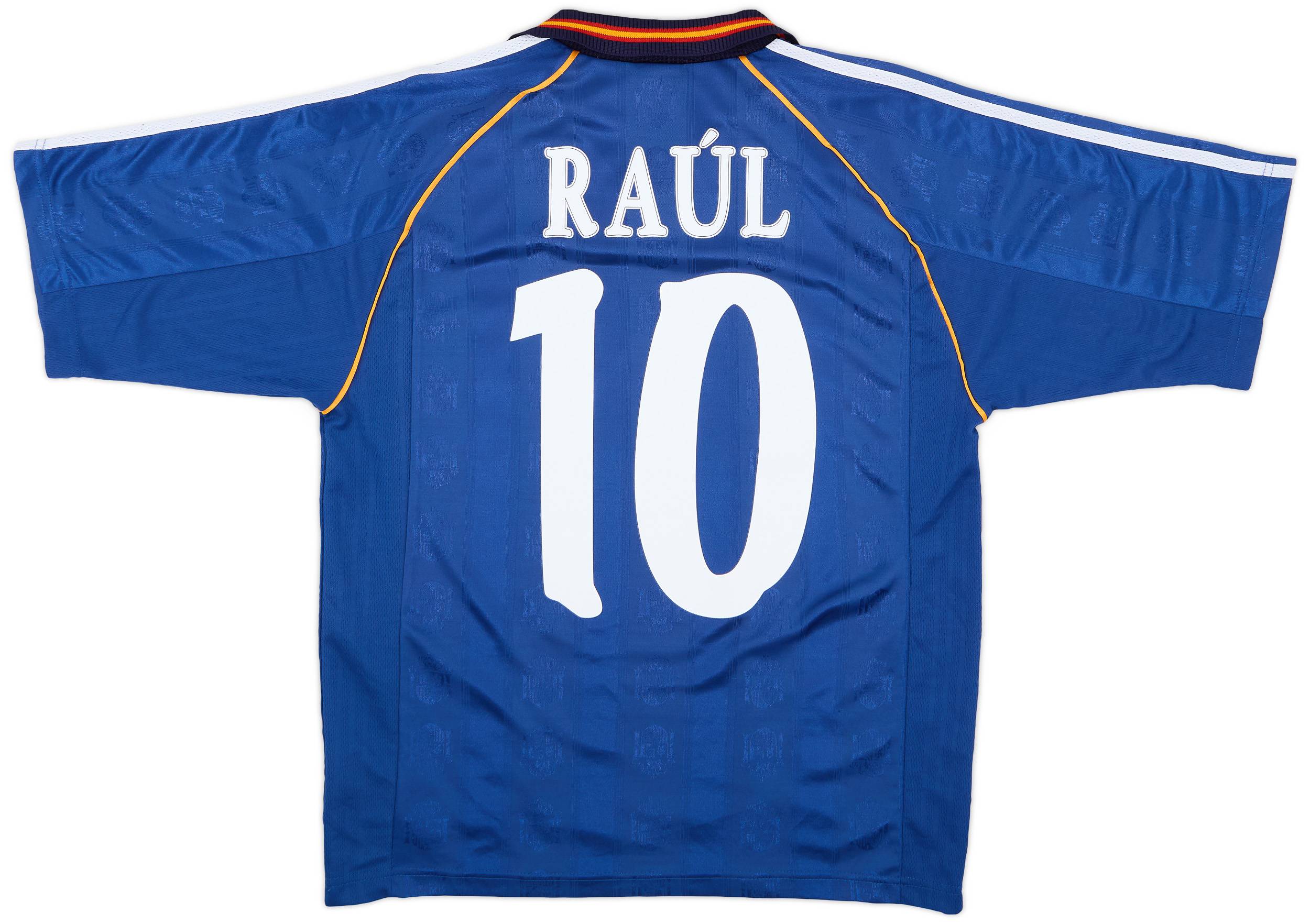 1999-00 Spain Away Shirt Raul #10 - 9/10 - (S)