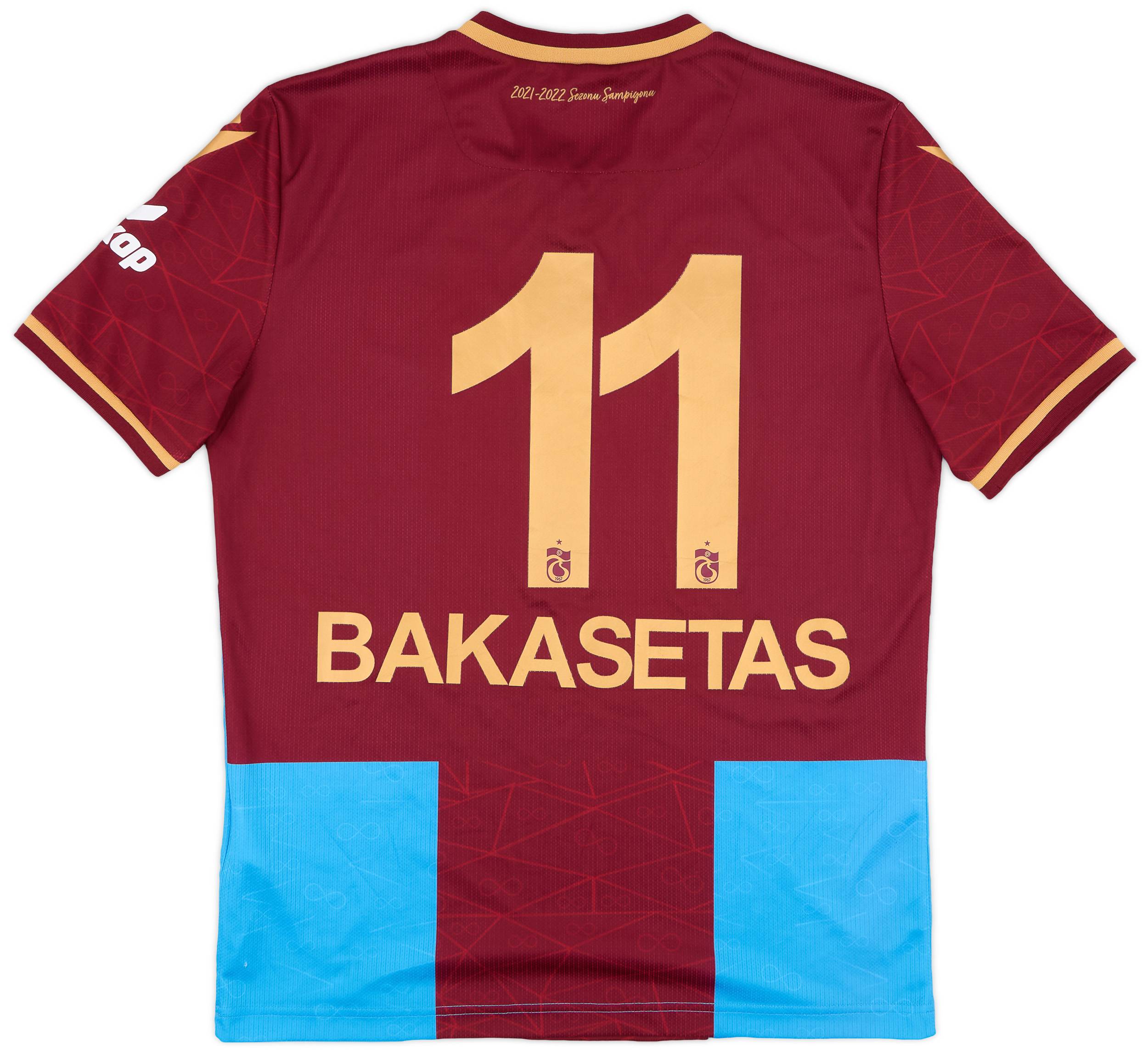 2022-23 Trabzonspor Home Cup Shirt Bakasetas #11 - 6/10 - (XL)