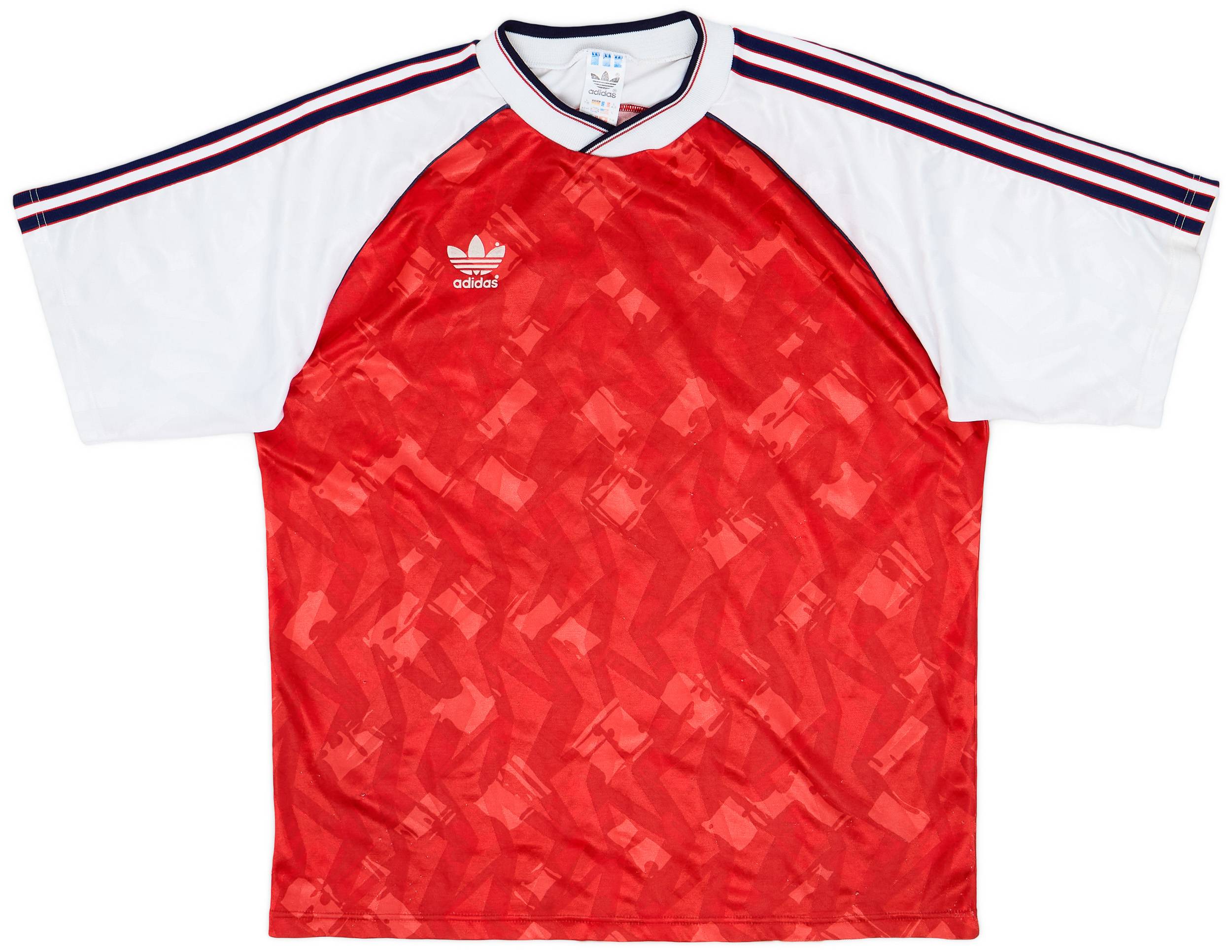 1990 92 adidas Template Shirt Arsenal 8 10 L XL