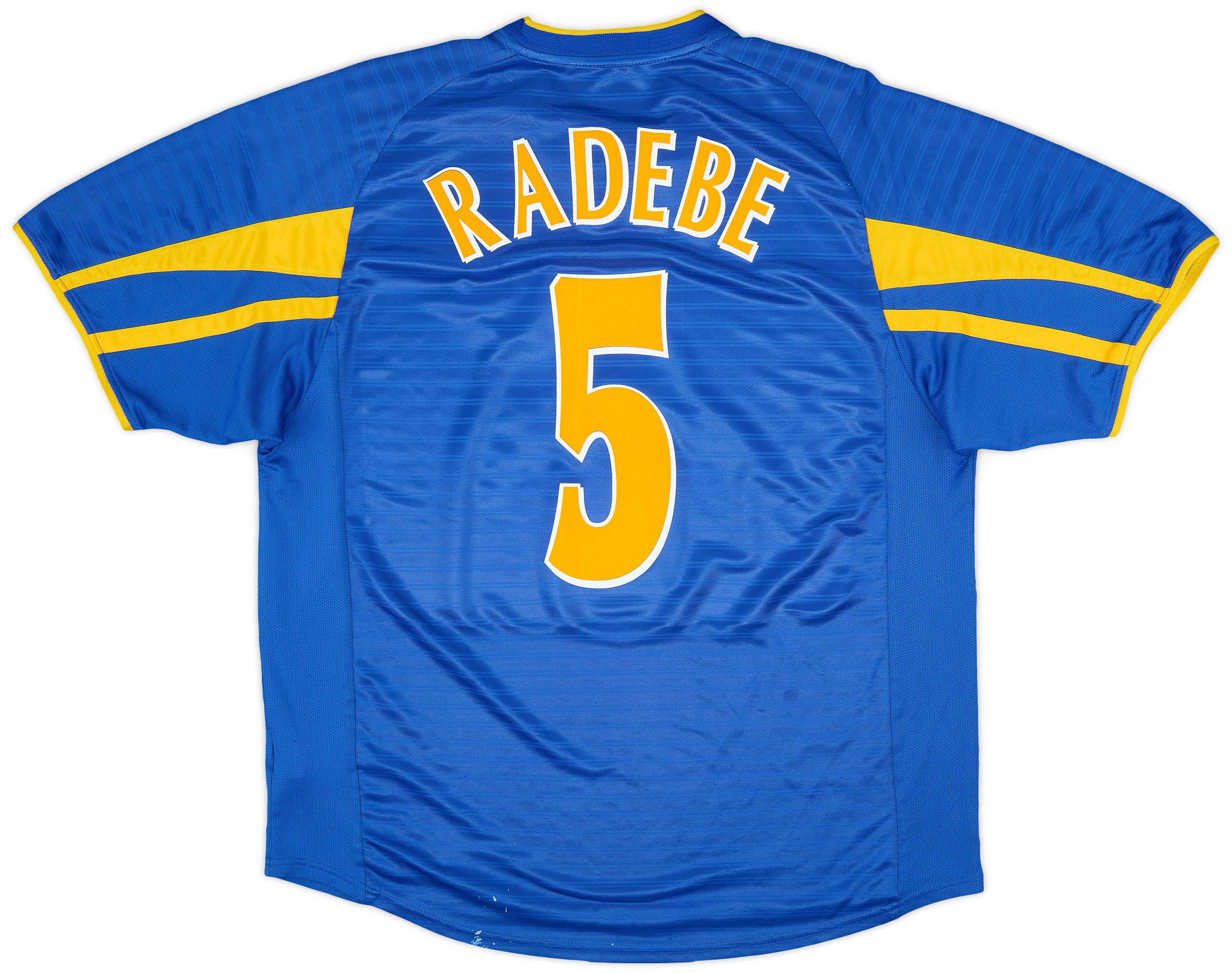 2001-03 Leeds United Away Shirt Radebe #5 - 6/10 - (L)