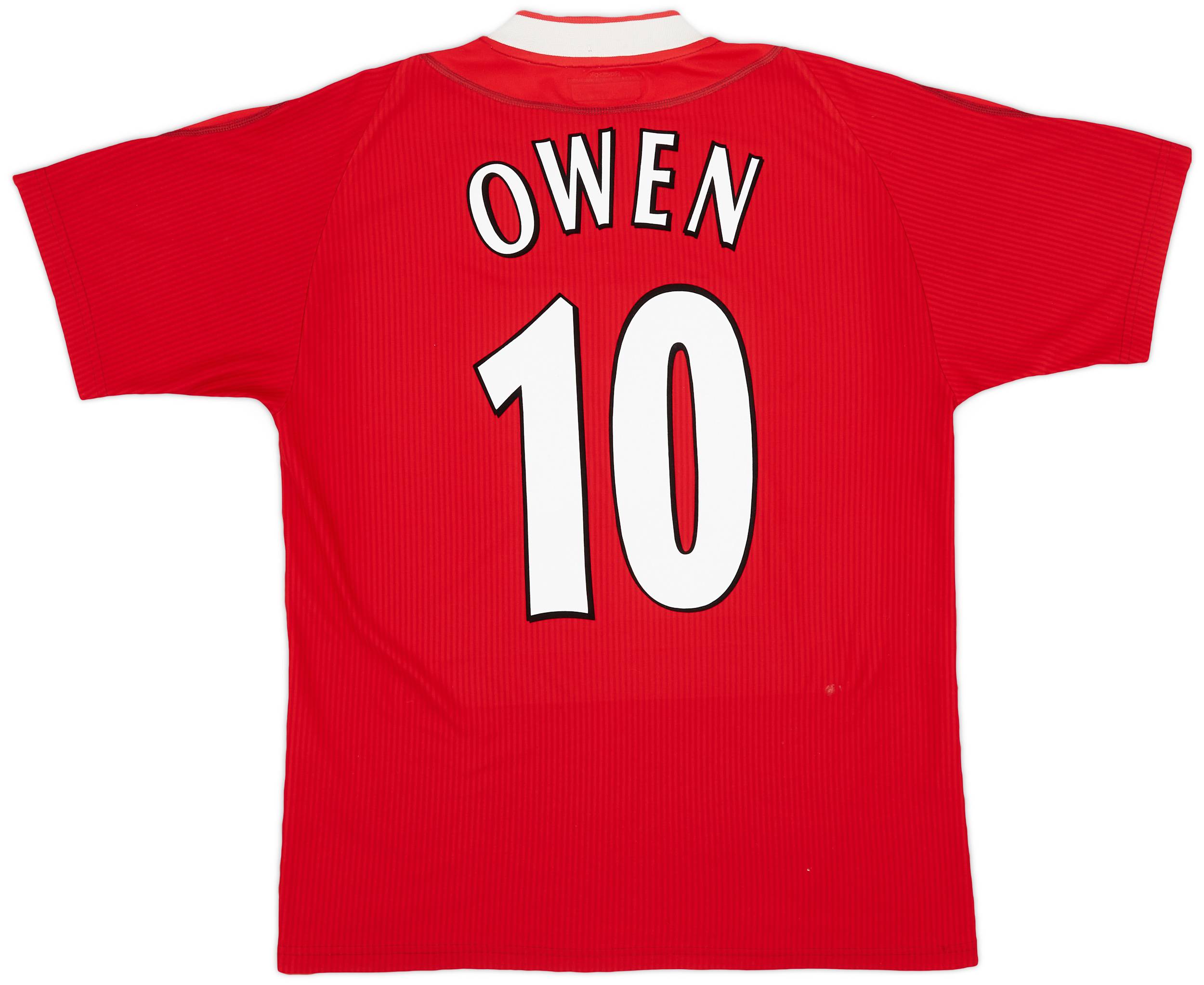 2002-04 Liverpool Home Shirt Owen #10 - 6/10 - (M)