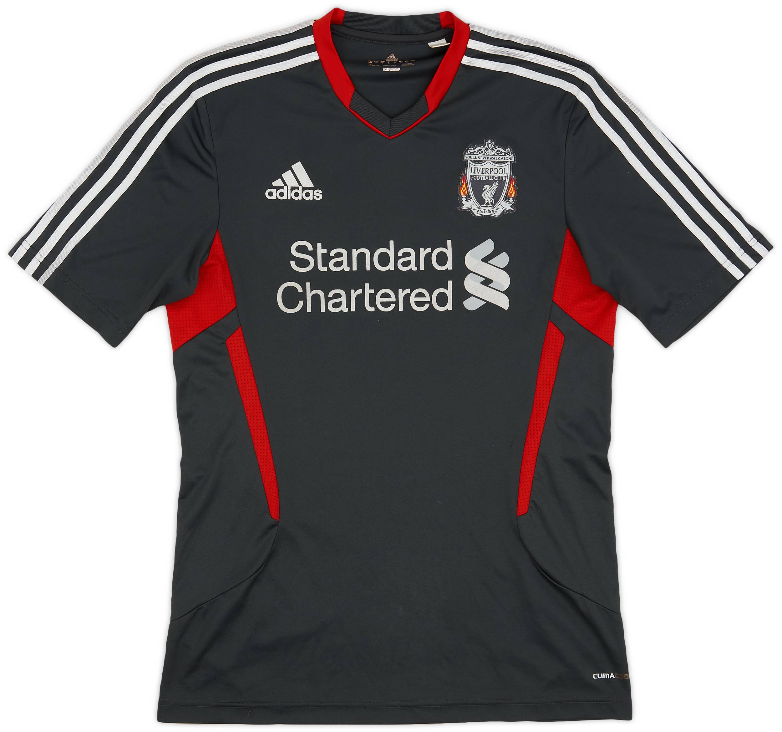 2011-12 Liverpool adidas Training Shirt - 8/10 - (M)