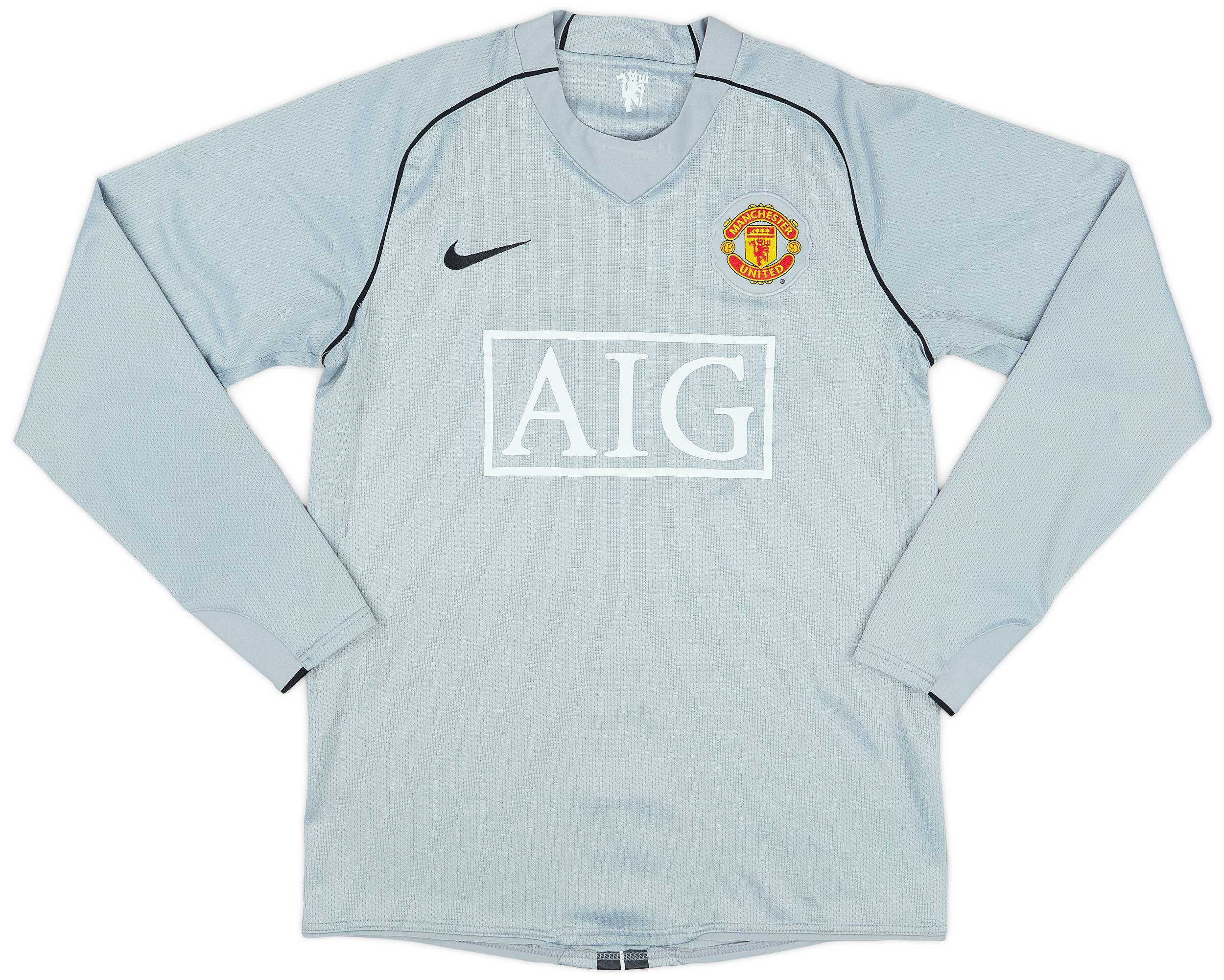 Football Shirts Man United Grey Kit 2007-08 Manchester United GK