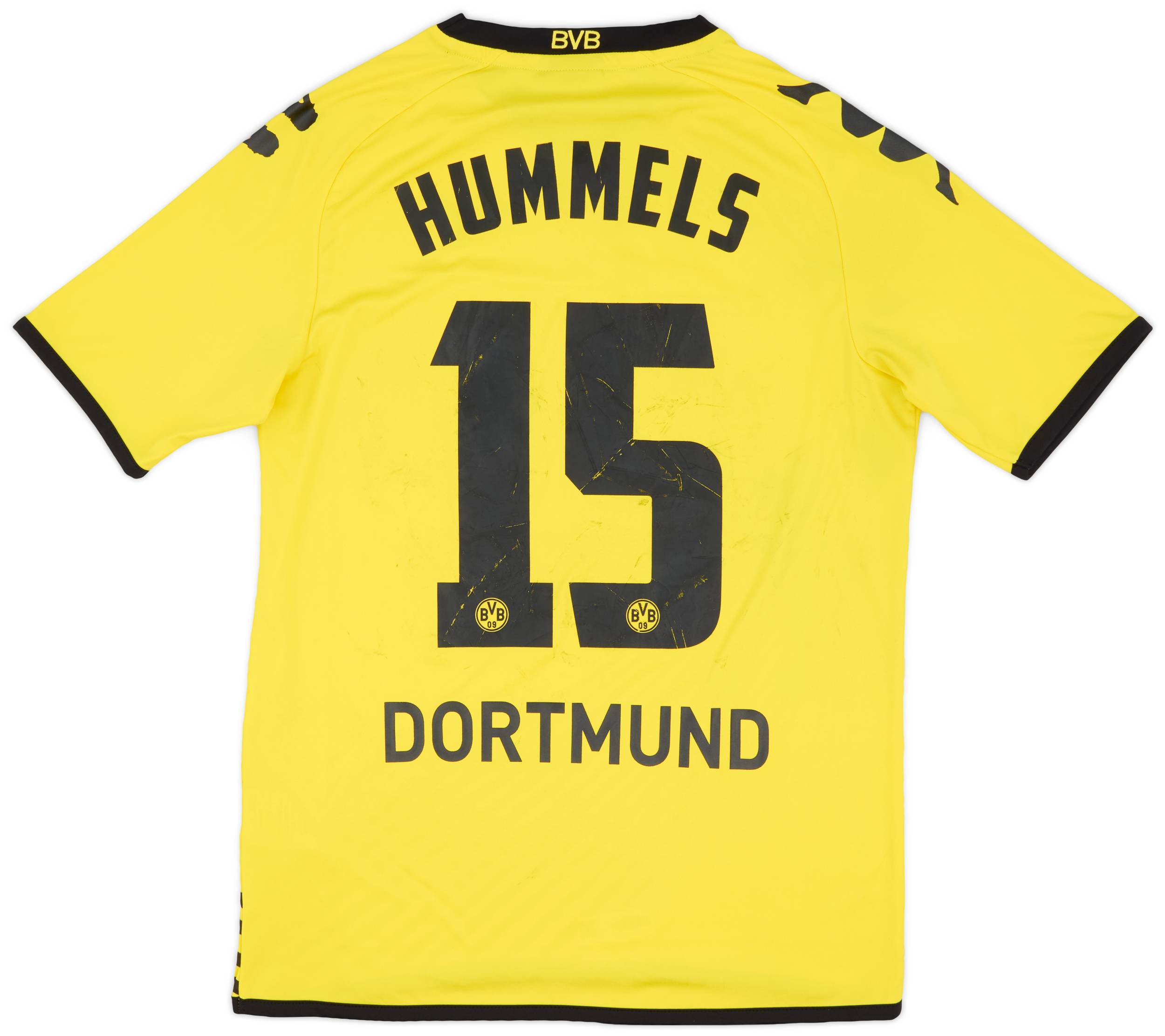 2011-12 Borussia Dortmund European Home Shirt Hummels #15 - 5/10 - (S)