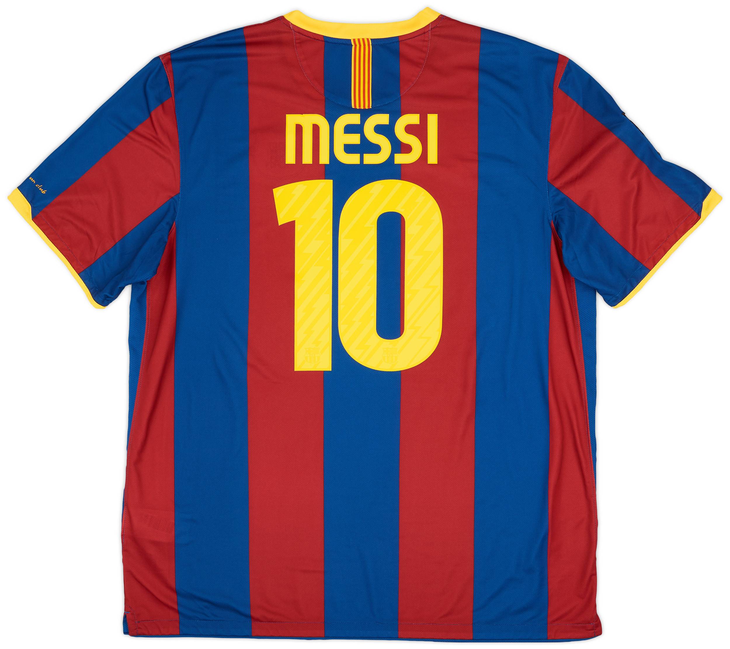 2010-11 Barcelona Home Shirt Messi #10 - 8/10 - (XXL)