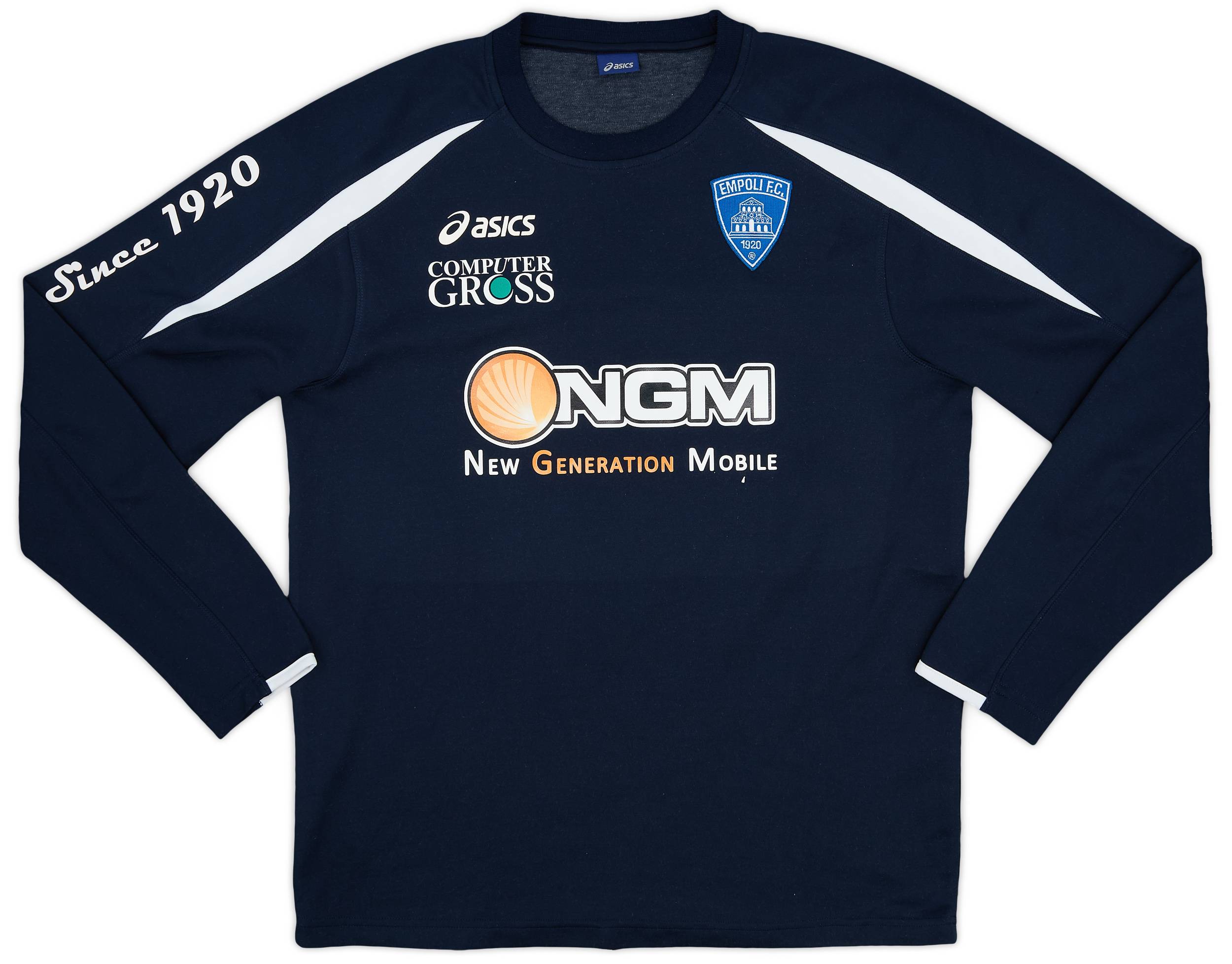 2010-11 Empoli Asics Sweat Top - 8/10 - (L)