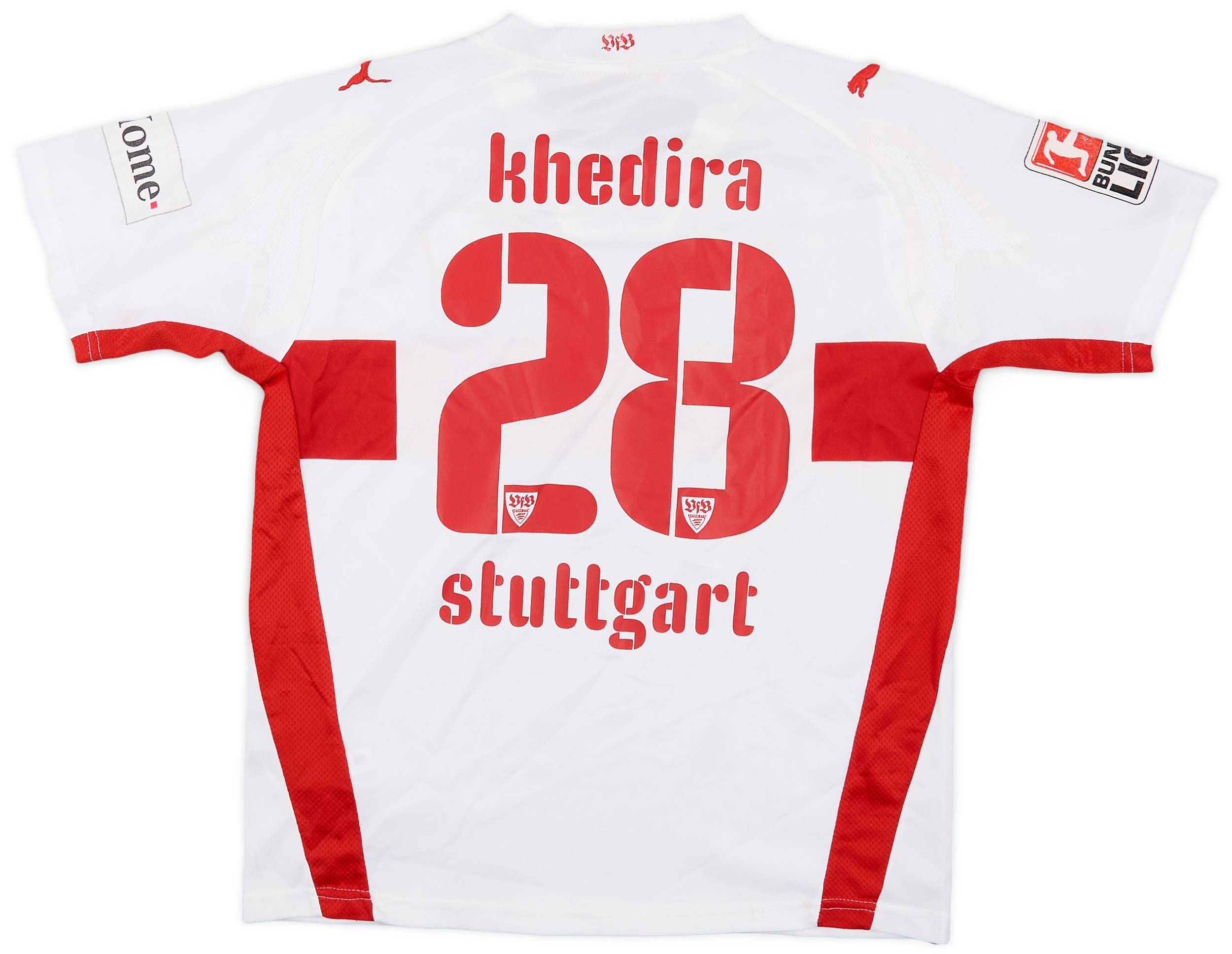 2007-08 Stuttgart Home Shirt Khedira #28 - 7/10 - (L.Boys)