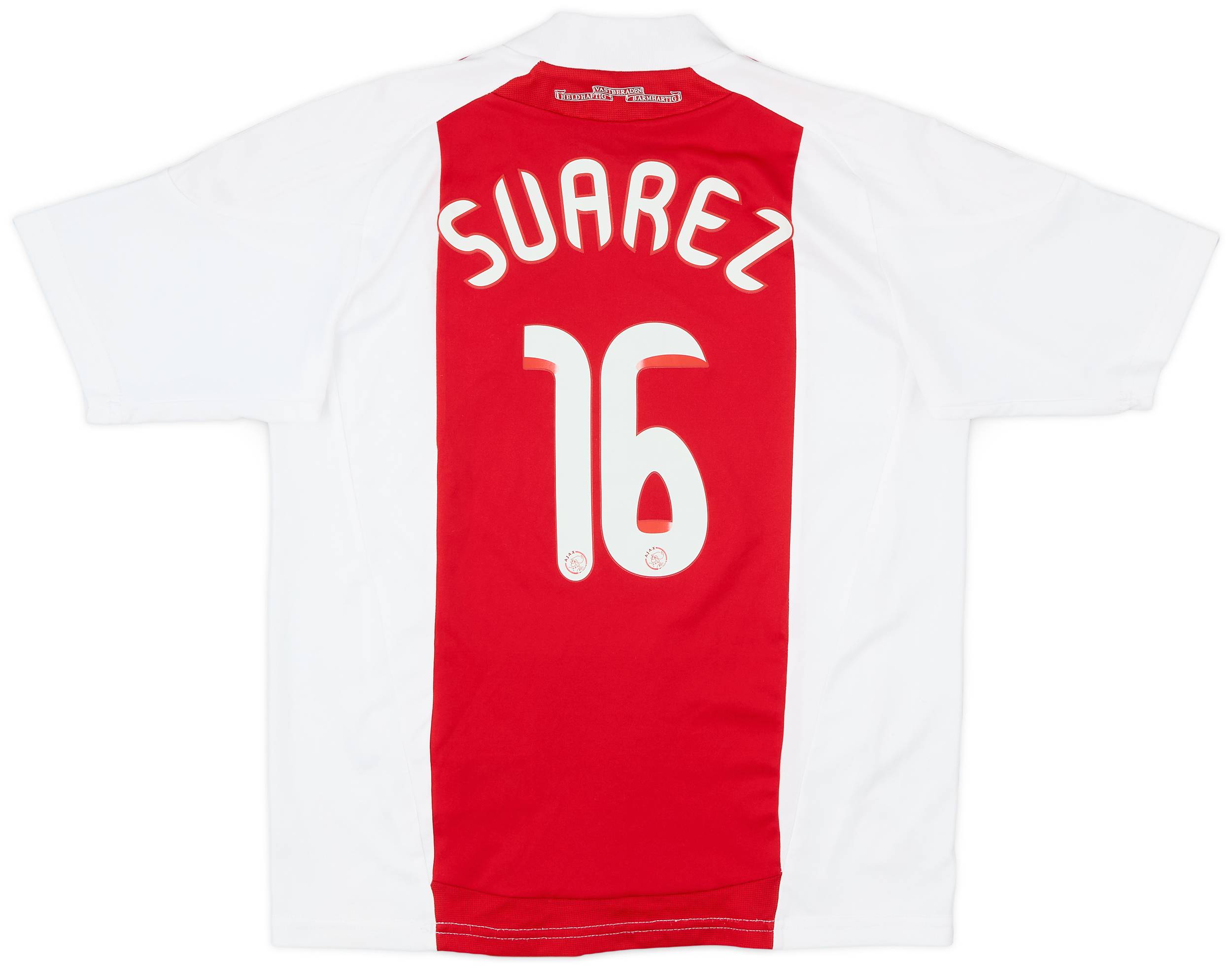 2010 11 Ajax Home Shirt Suarez 16 7 10 S.Boys
