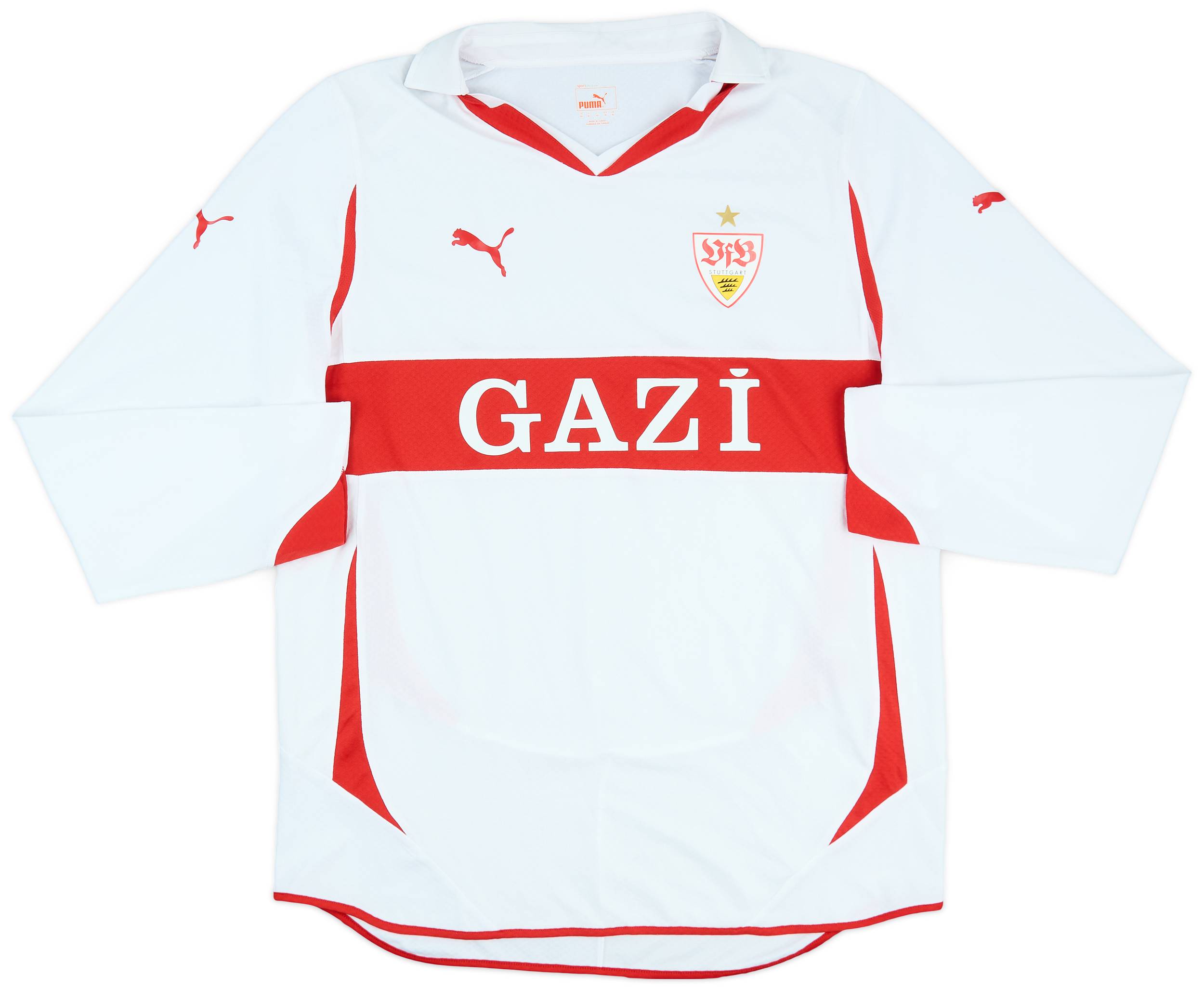2010-11 Stuttgart Home L/S Shirt - 7/10 - (XL)