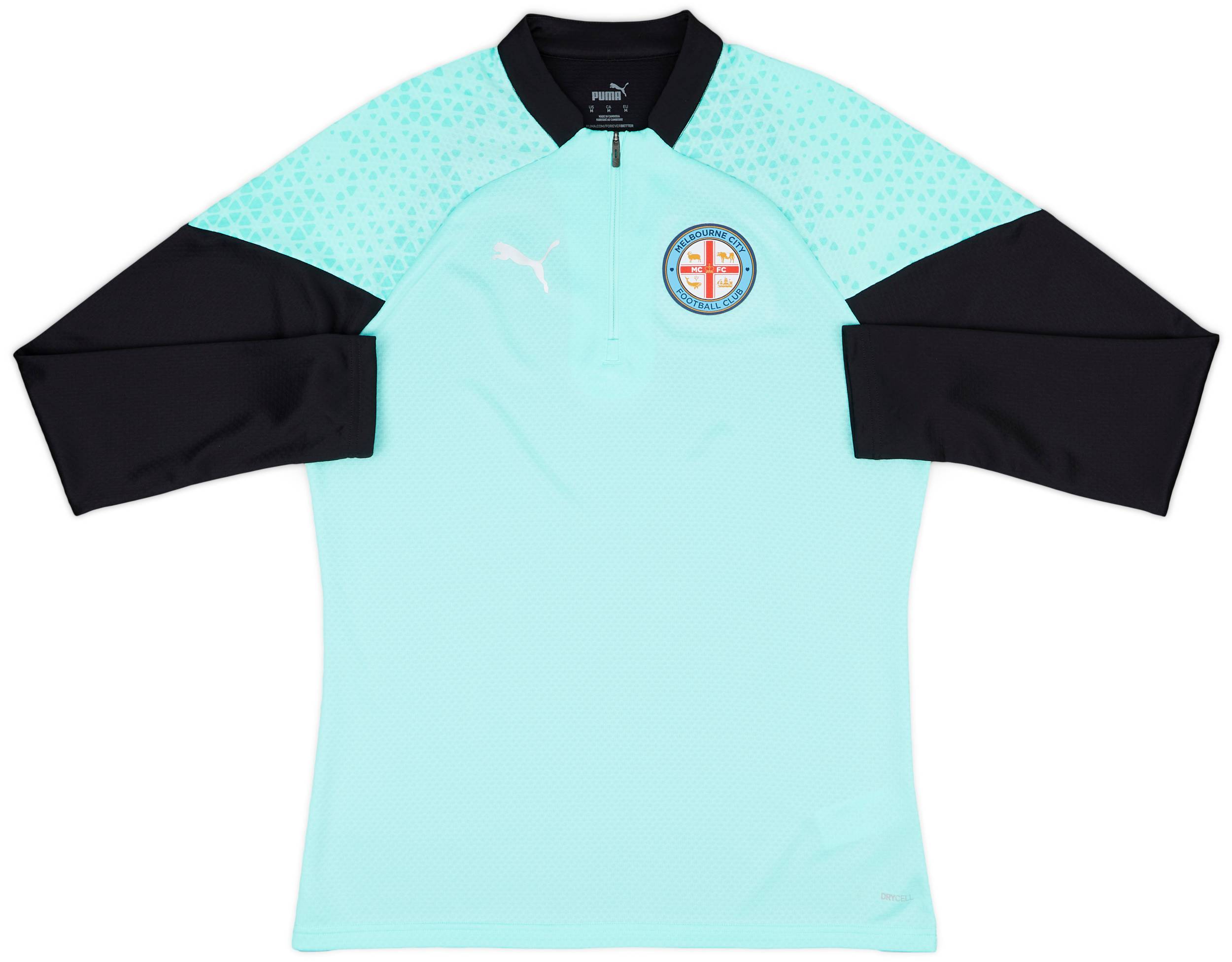 2023-24 Melbourne City Puma 1/4 Zip Training Top - As New - (S)