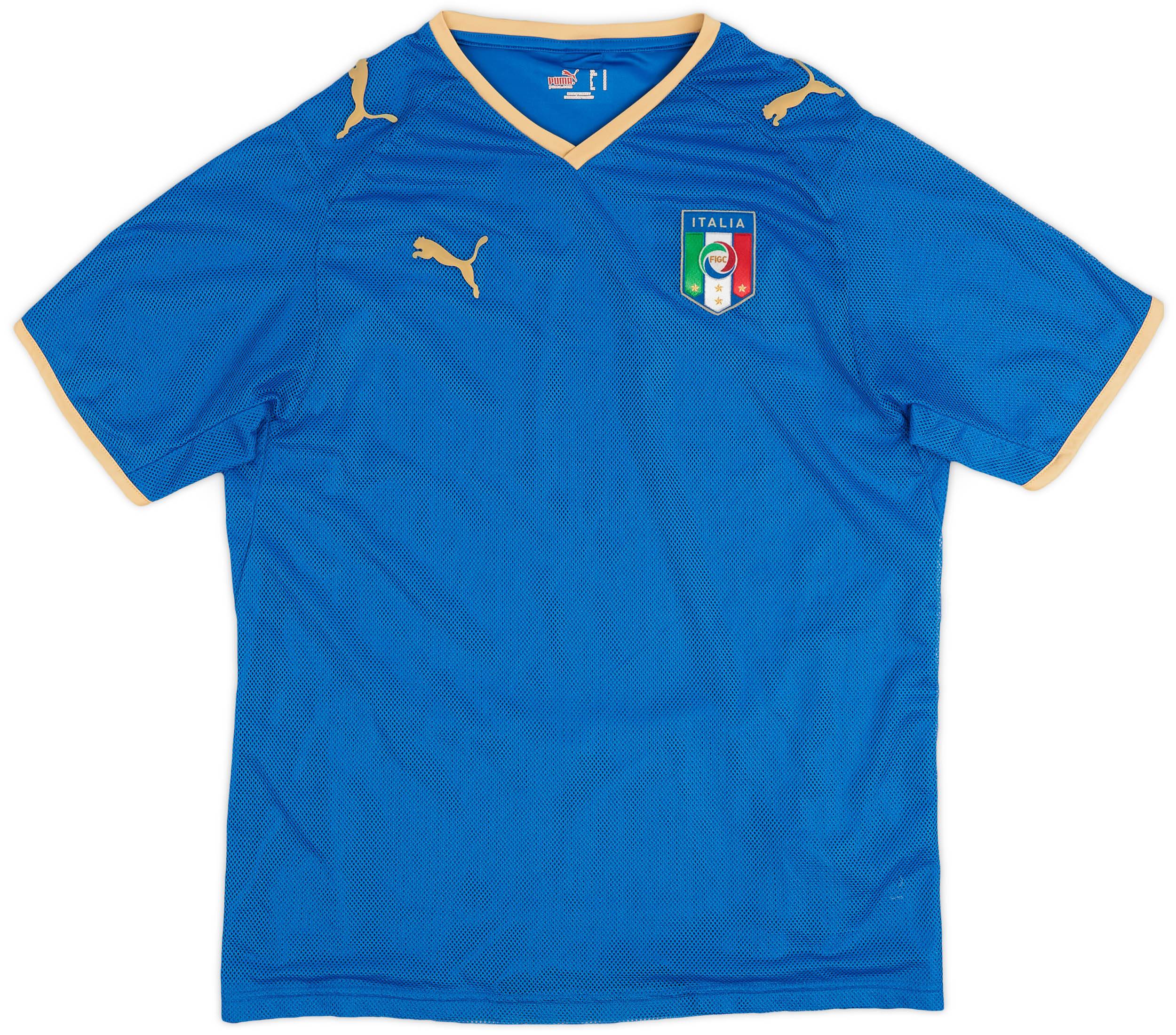 2007-08 Italy Home Shirt - 8/10 - (M)