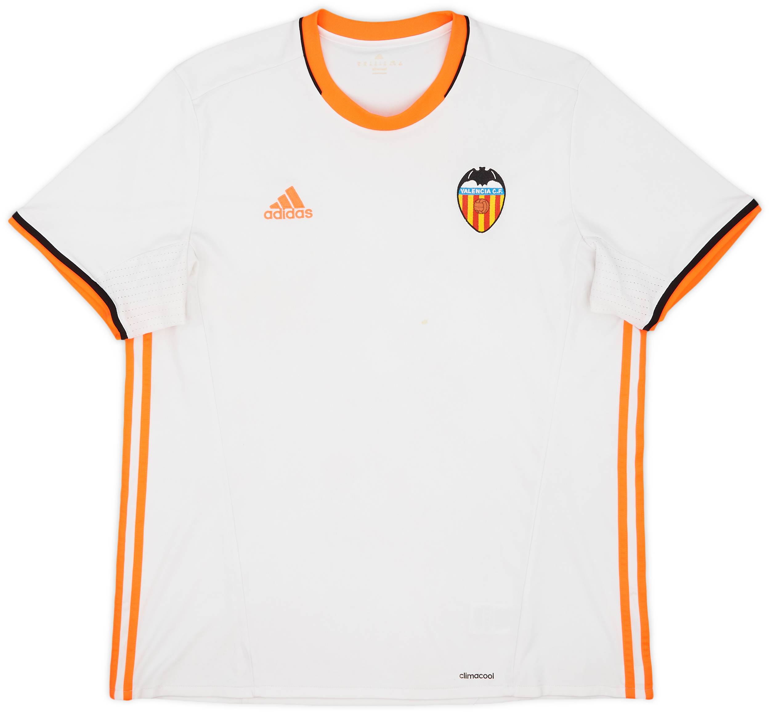 2016-17 Valencia Home Shirt - 5/10 - (XL)